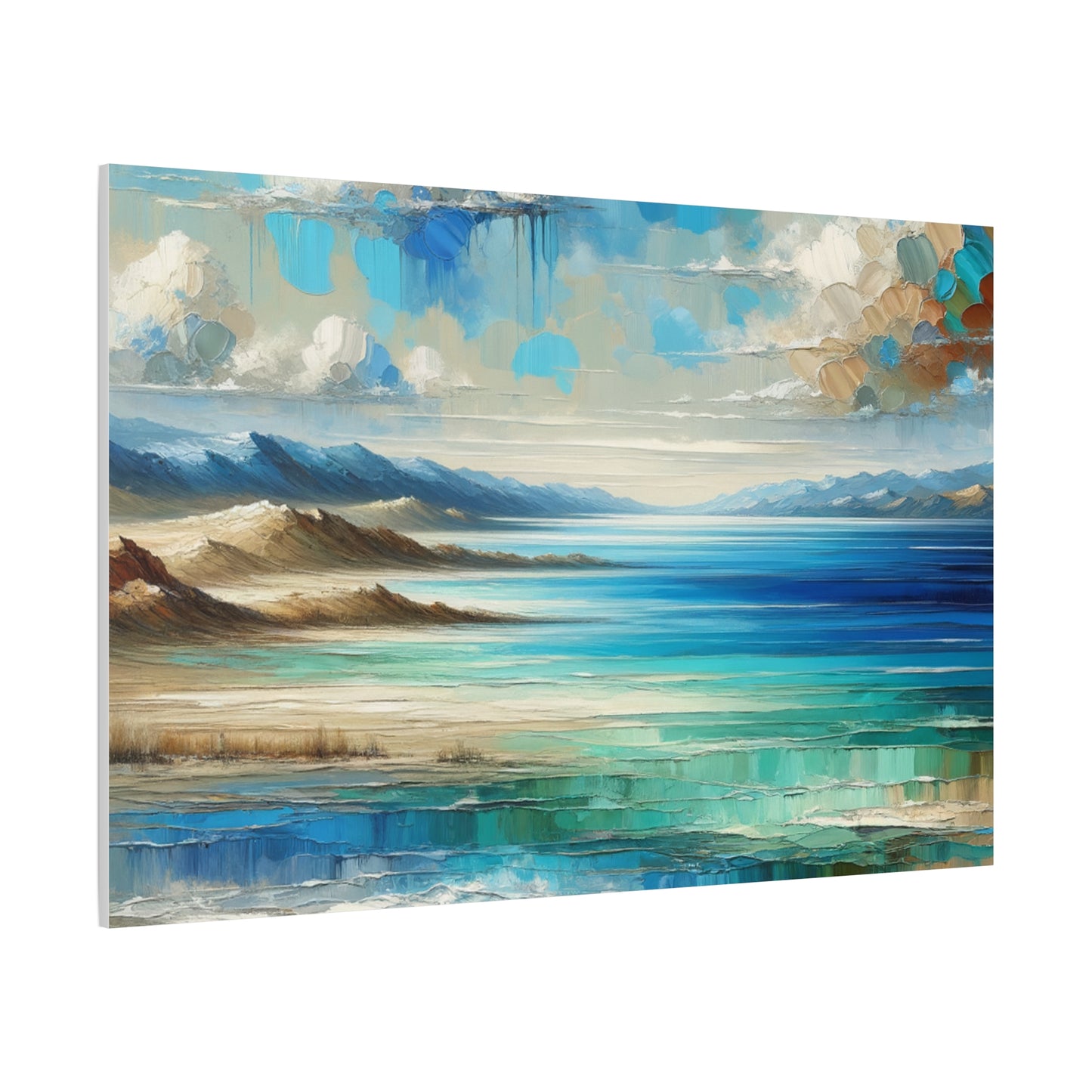 Matte Canvas, Stretched, 1.25" - Abstract Seaside Enchantment