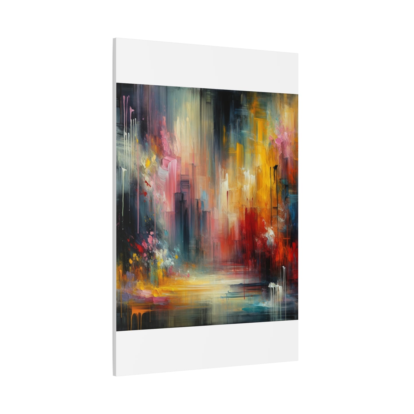 Abstract Brushstrokes - Matte Canvas, Stretched, 1.25"