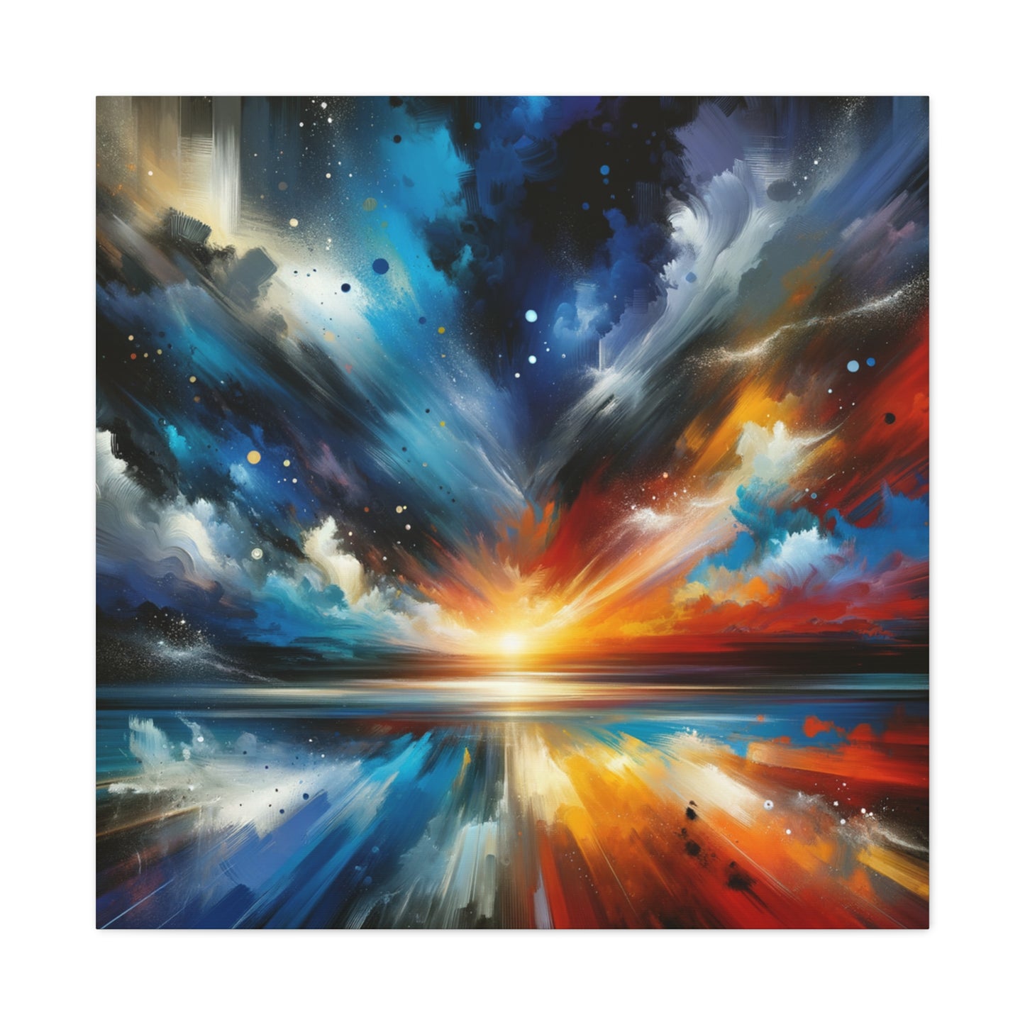 Vibrant Cosmic Sunrise - Matte Canvas, Stretched, 1.25"