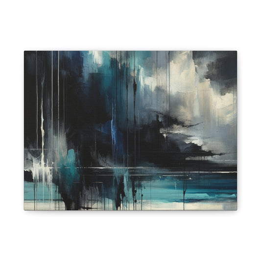 Abstract Oceanic Storm - Matte Canvas, Stretched, 1.25"