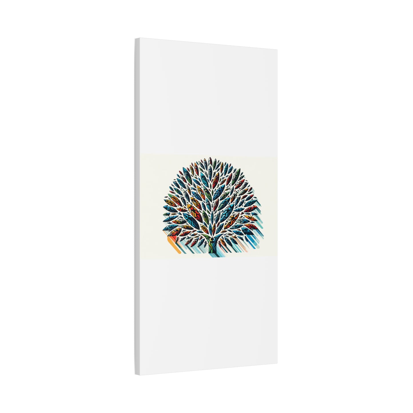 Colorful Leaf Tree - Matte Canvas, Stretched, 1.25"