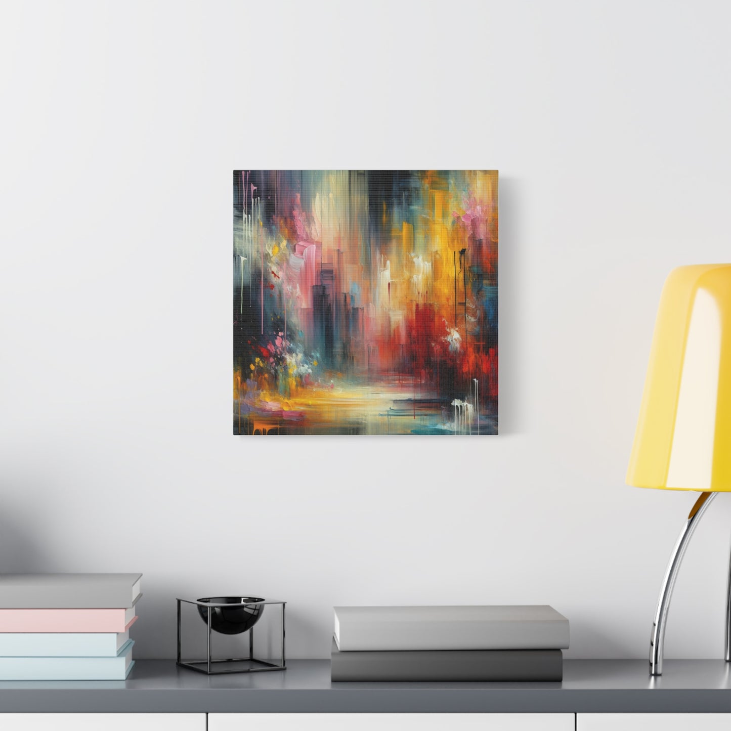 Abstract Brushstrokes - Matte Canvas, Stretched, 1.25"