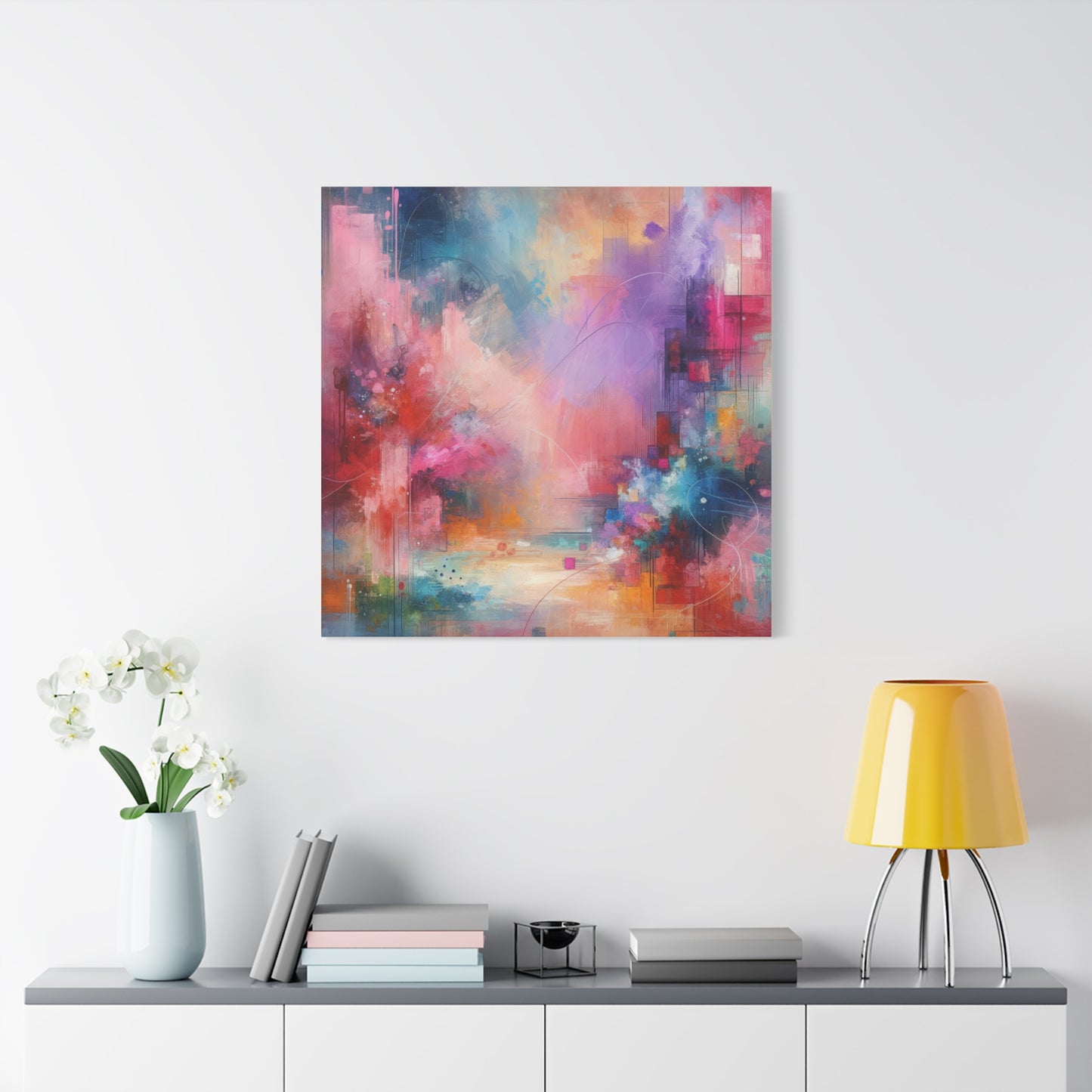 Abstract Color Symphony - Matte Canvas, Stretched, 1.25"