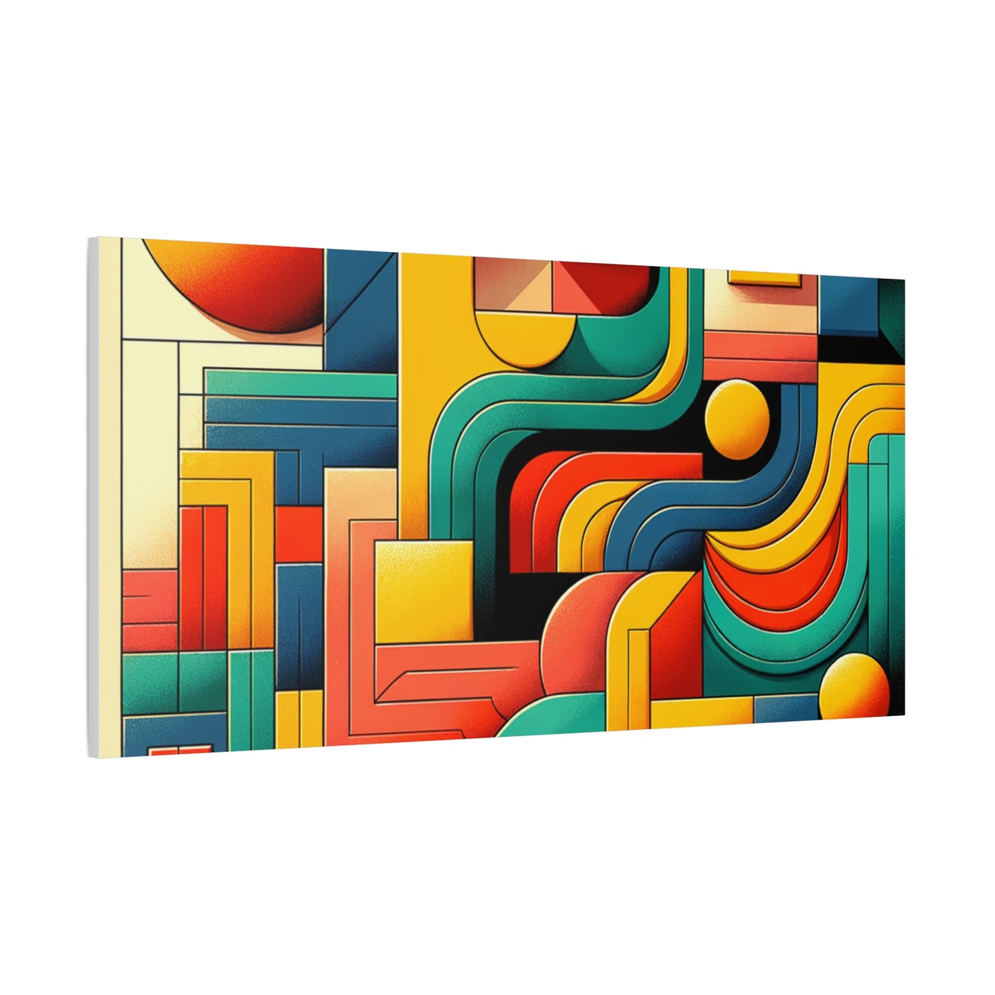 Abstract Geometric Design - Matte Canvas, Stretched, 1.25"