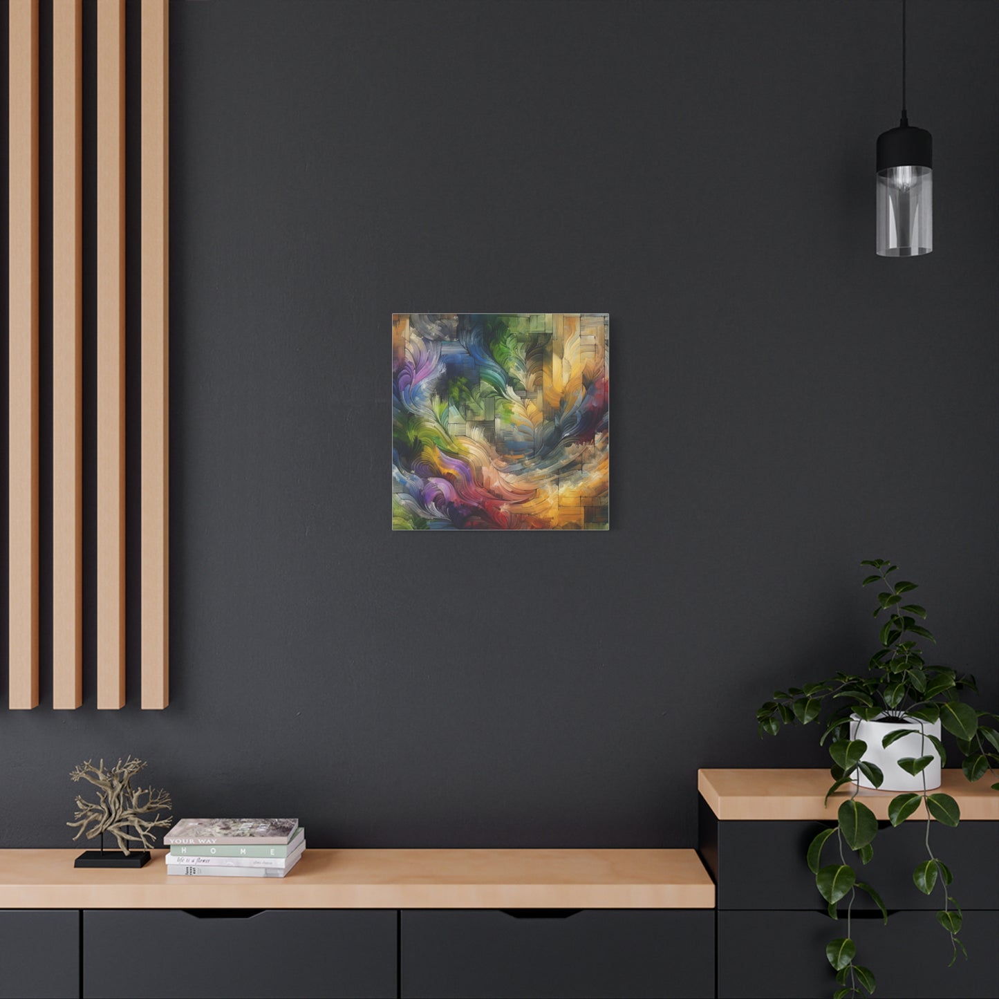 Colorful Abstract Swirls - Matte Canvas, Stretched, 1.25"