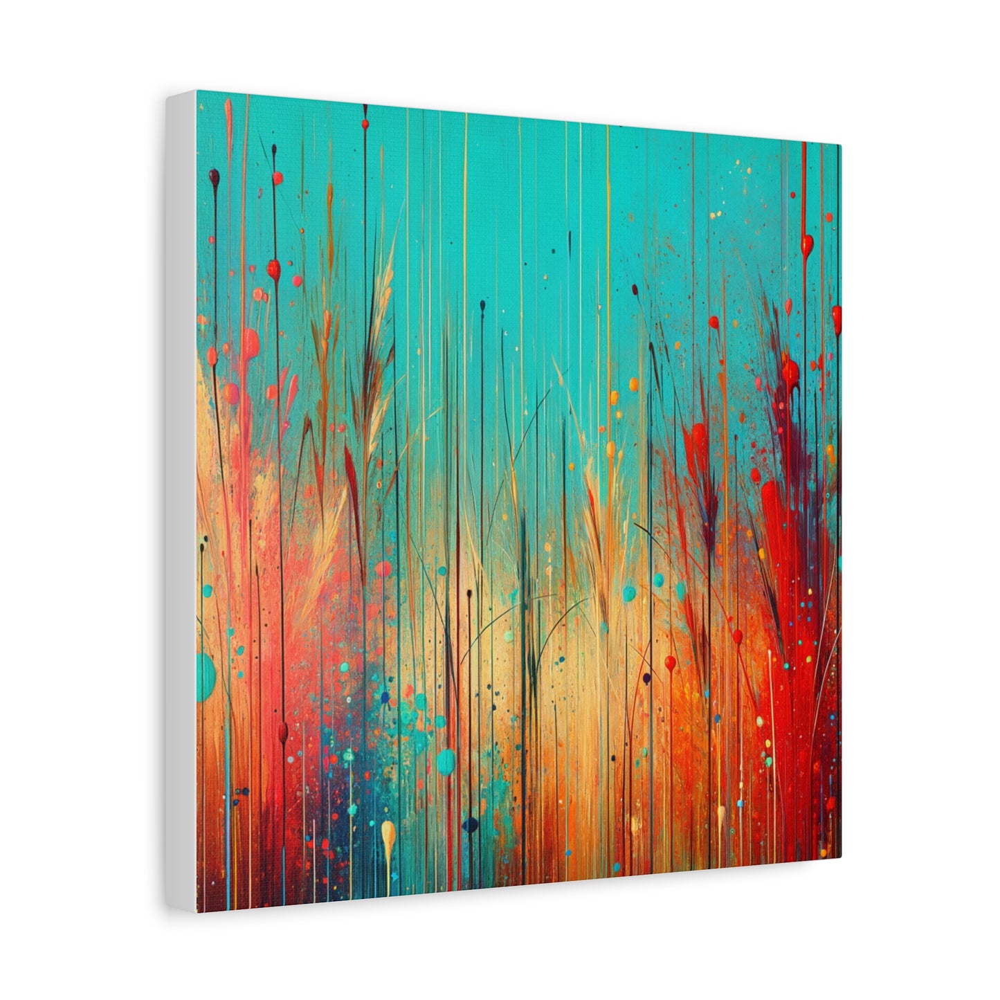 Vibrant Abstract Landscape - Matte Canvas, Stretched, 1.25"