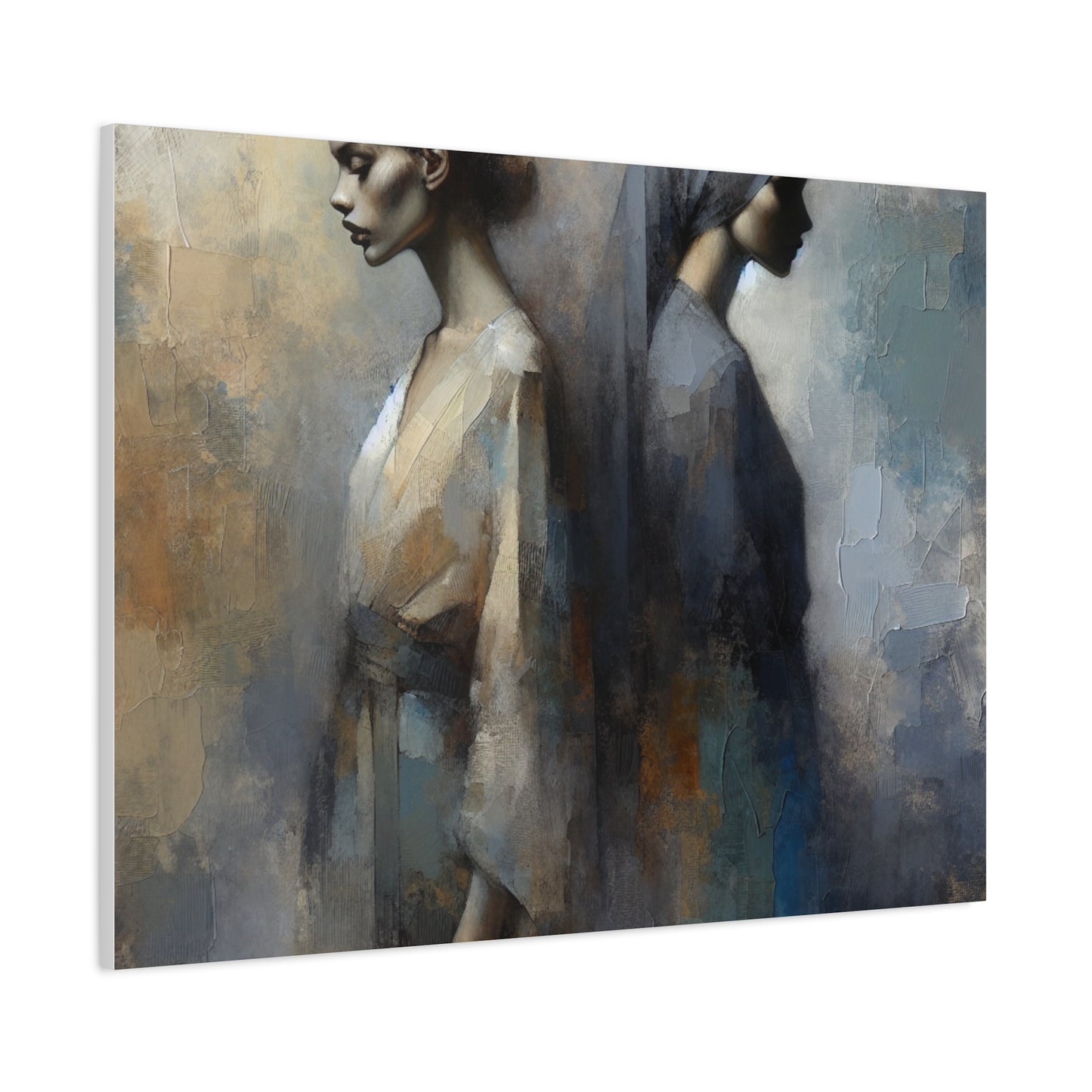 Matte Canvas, Stretched, 1.25" - Abstract Portraits in Contrast