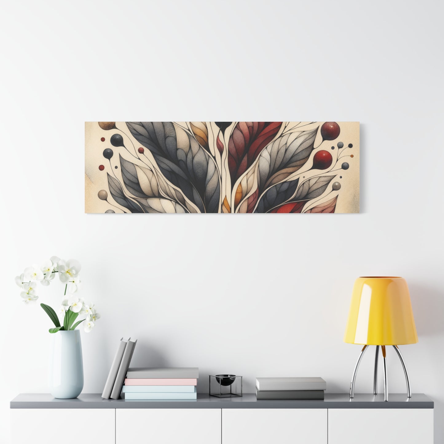 Abstract Floral Art - Matte Canvas, Stretched, 1.25"