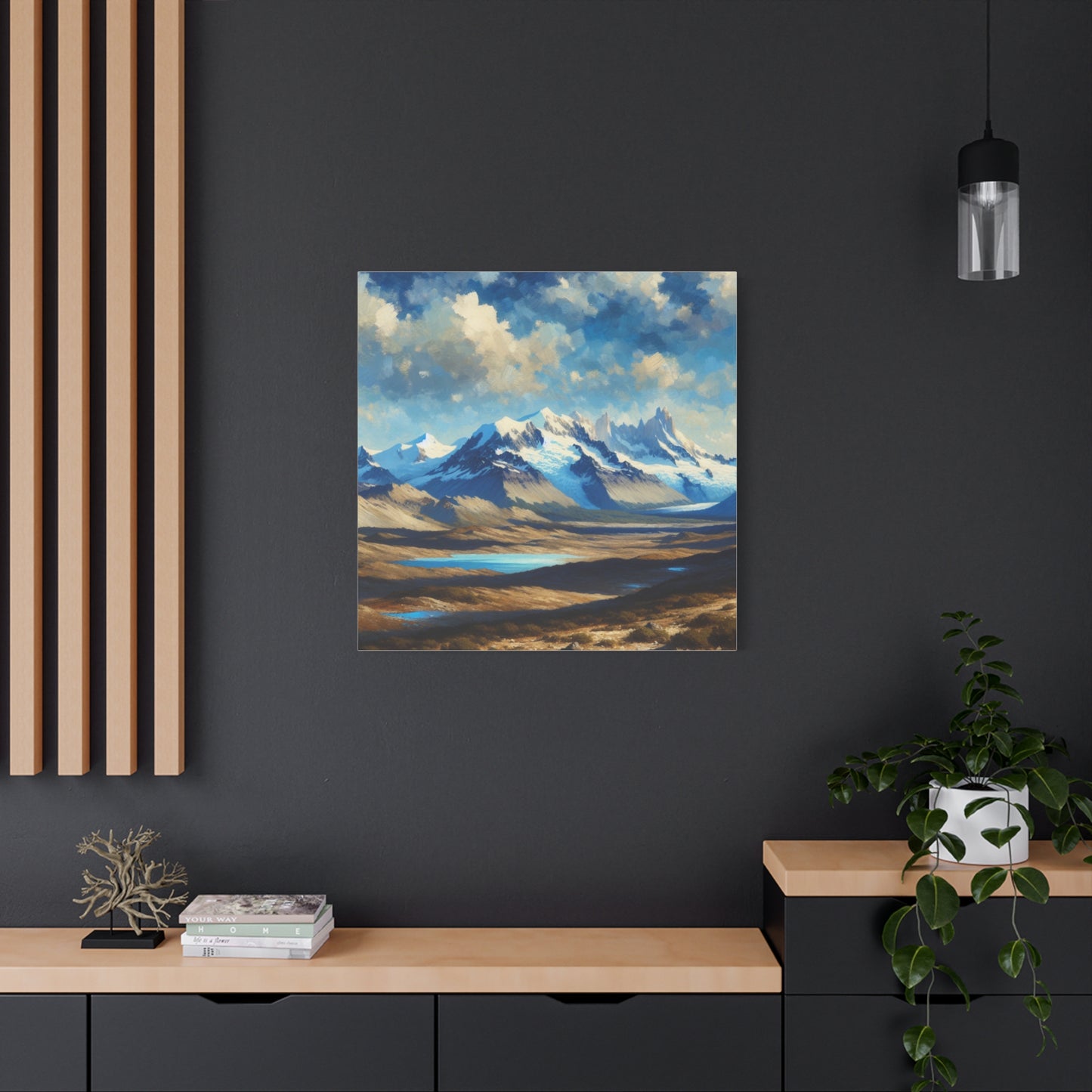 Mountain Landscape - Matte Canvas, Stretched, 1.25"