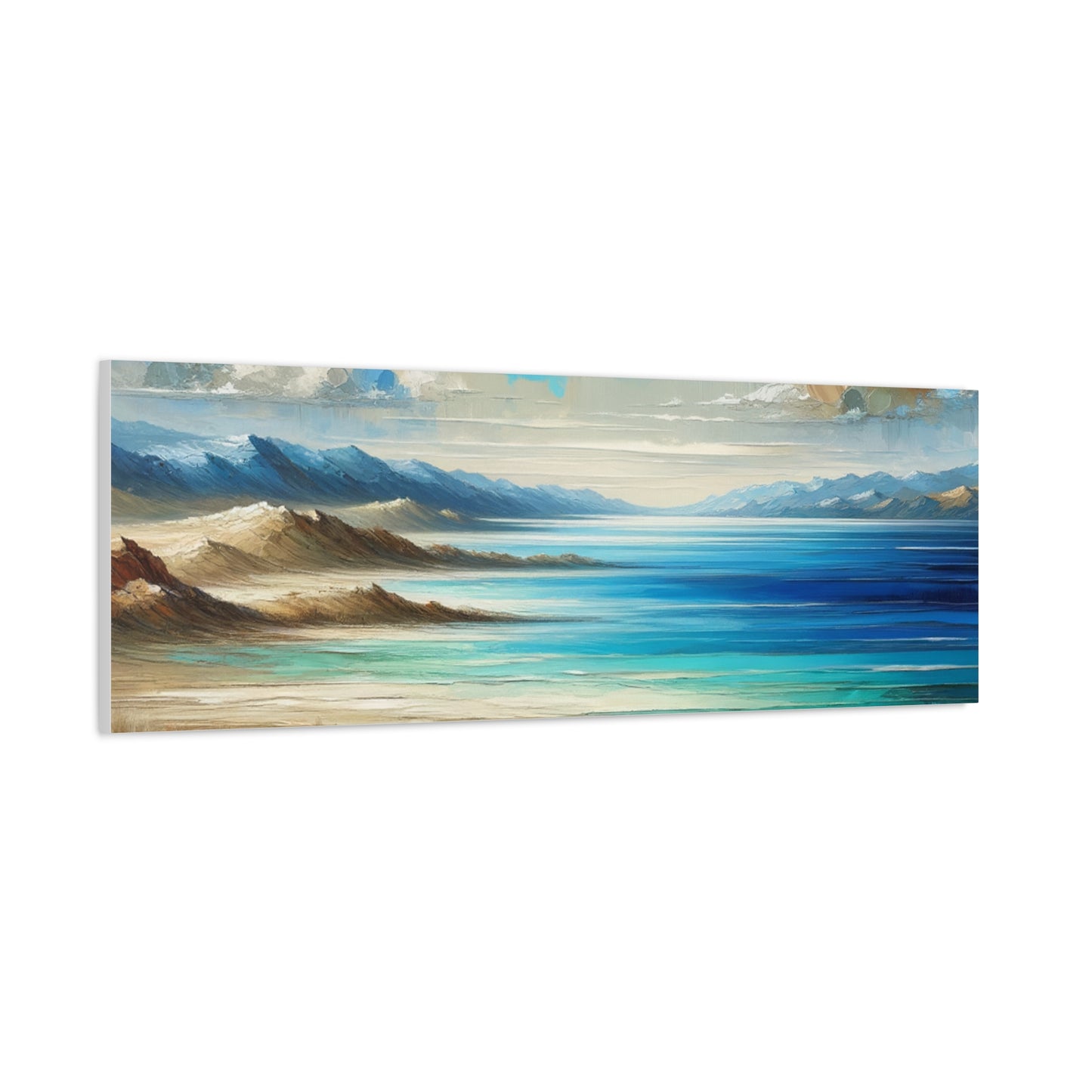 Matte Canvas, Stretched, 1.25" - Abstract Seaside Enchantment