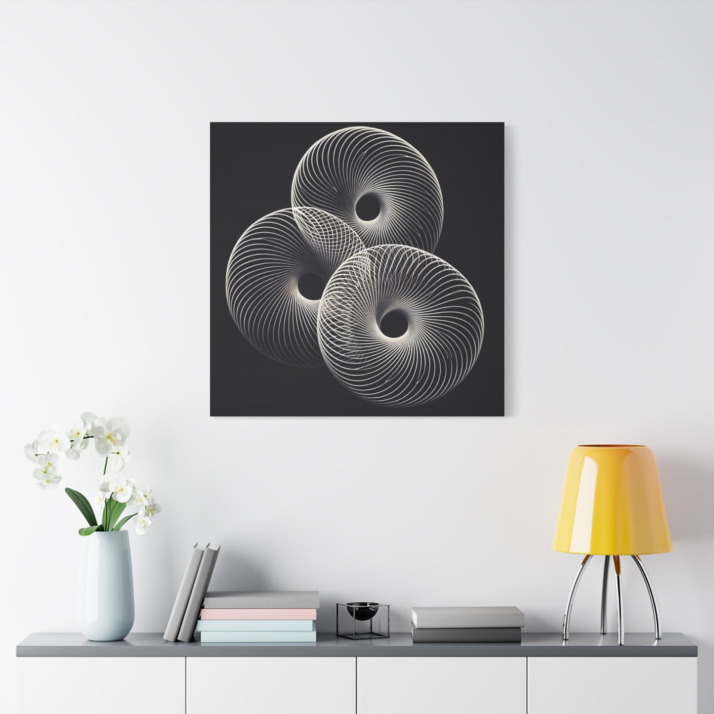 Abstract Spirals Matte Canvas, Stretched, 1.25"