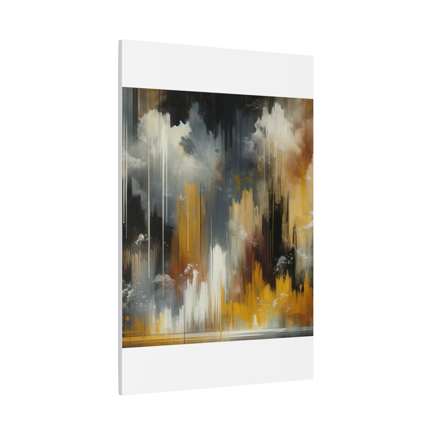 Abstract Drizzle - Matte Canvas, Stretched, 1.25"