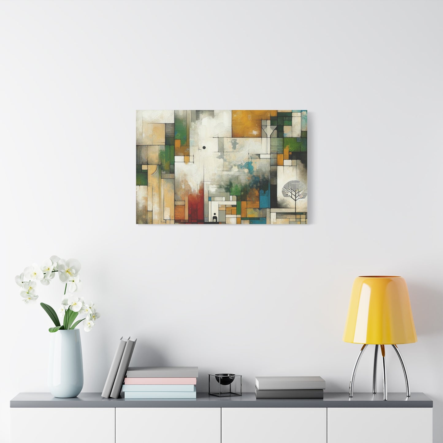 Abstract Geometric Art - Matte Canvas, Stretched, 1.25"