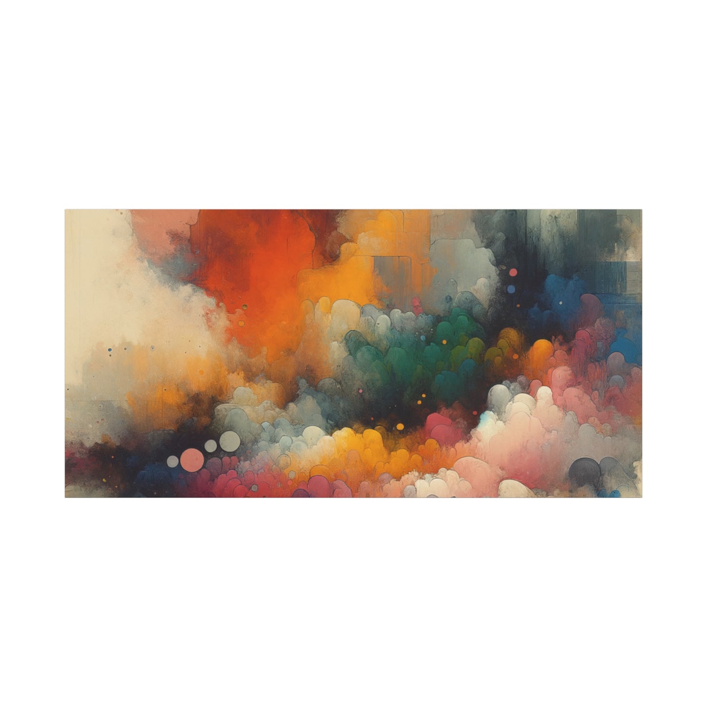 Colorful Abstract Clouds - Matte Canvas, Stretched, 1.25"