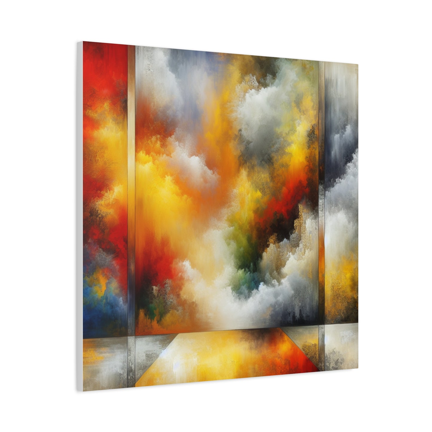 Abstract Colorful Clouds - Matte Canvas, Stretched, 1.25"