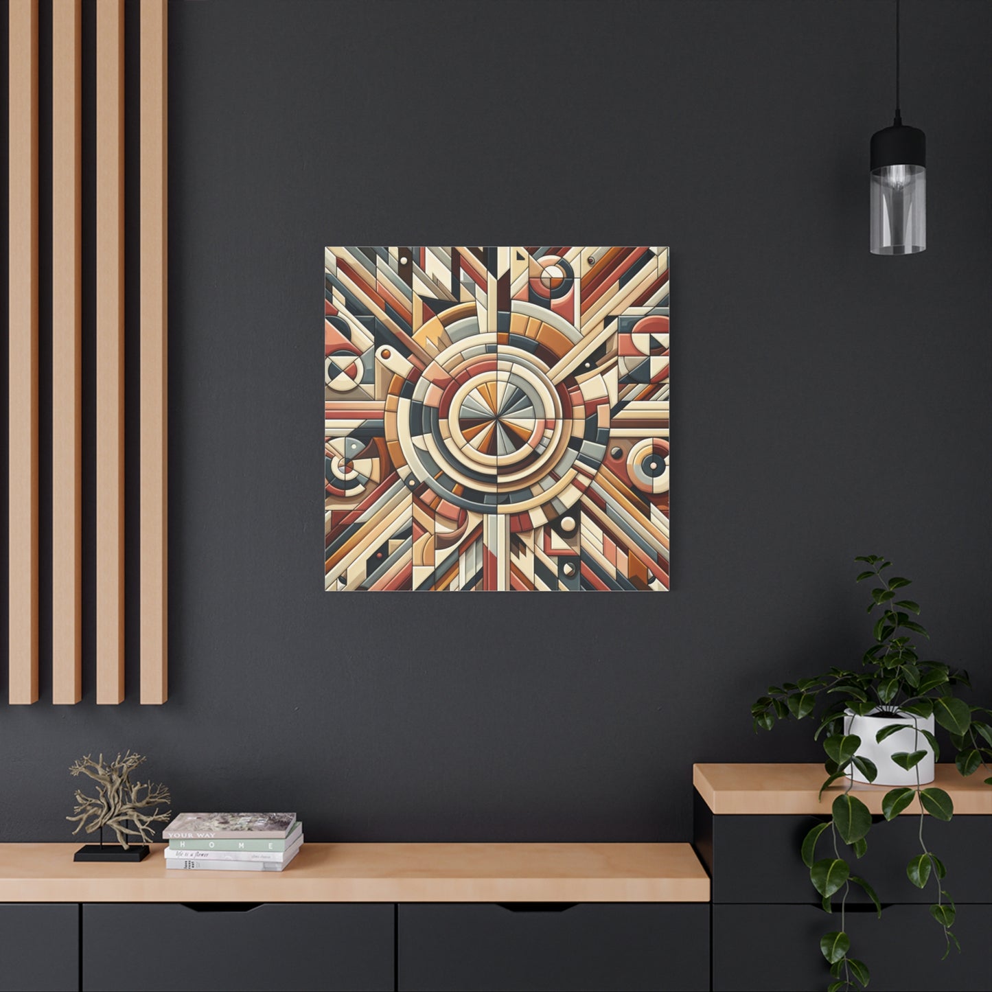 Geometric Abstraction - Matte Canvas, Stretched, 1.25"