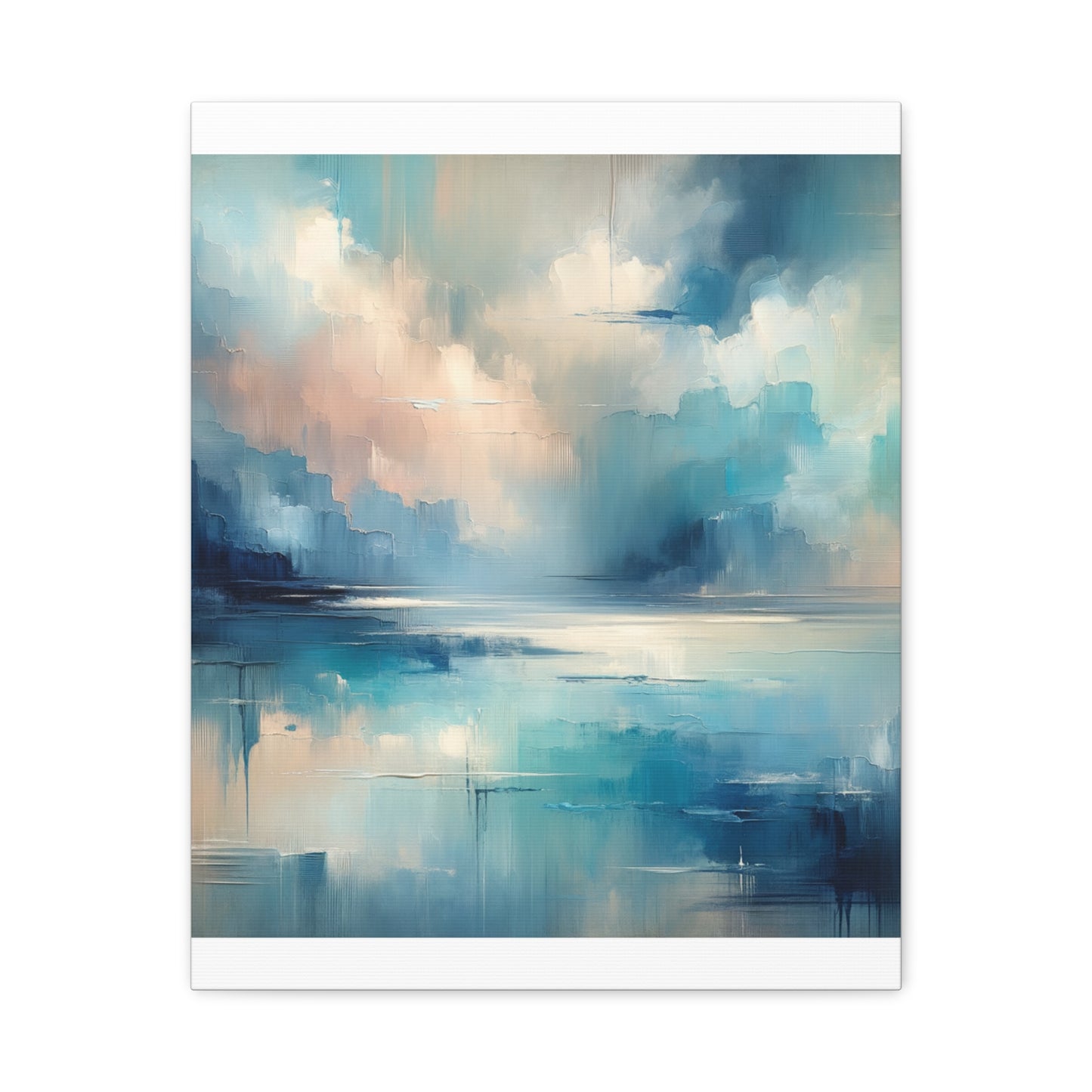 Abstract Sky Reflection - Matte Canvas, Stretched, 1.25"