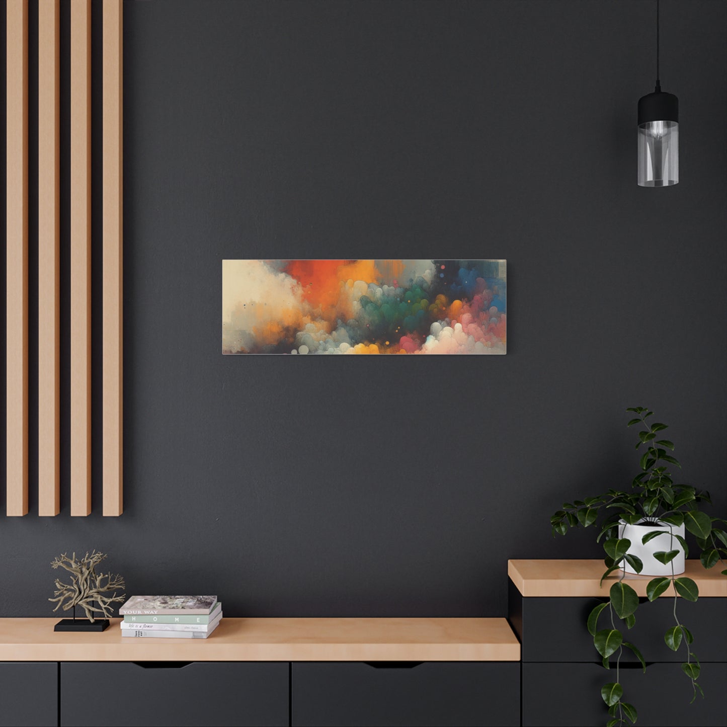 Colorful Abstract Clouds - Matte Canvas, Stretched, 1.25"