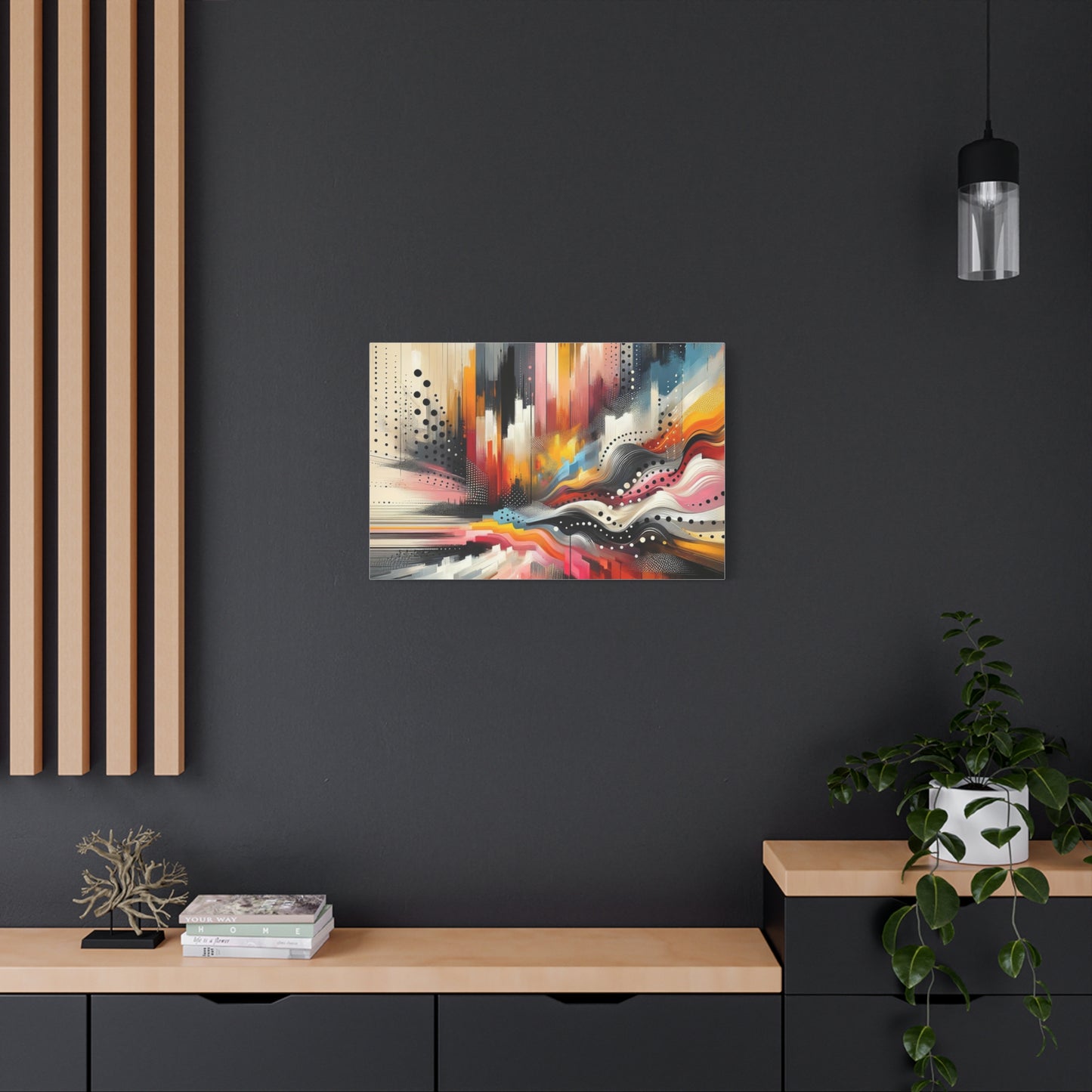 Abstract Color Symphony - Matte Canvas, Stretched, 1.25"