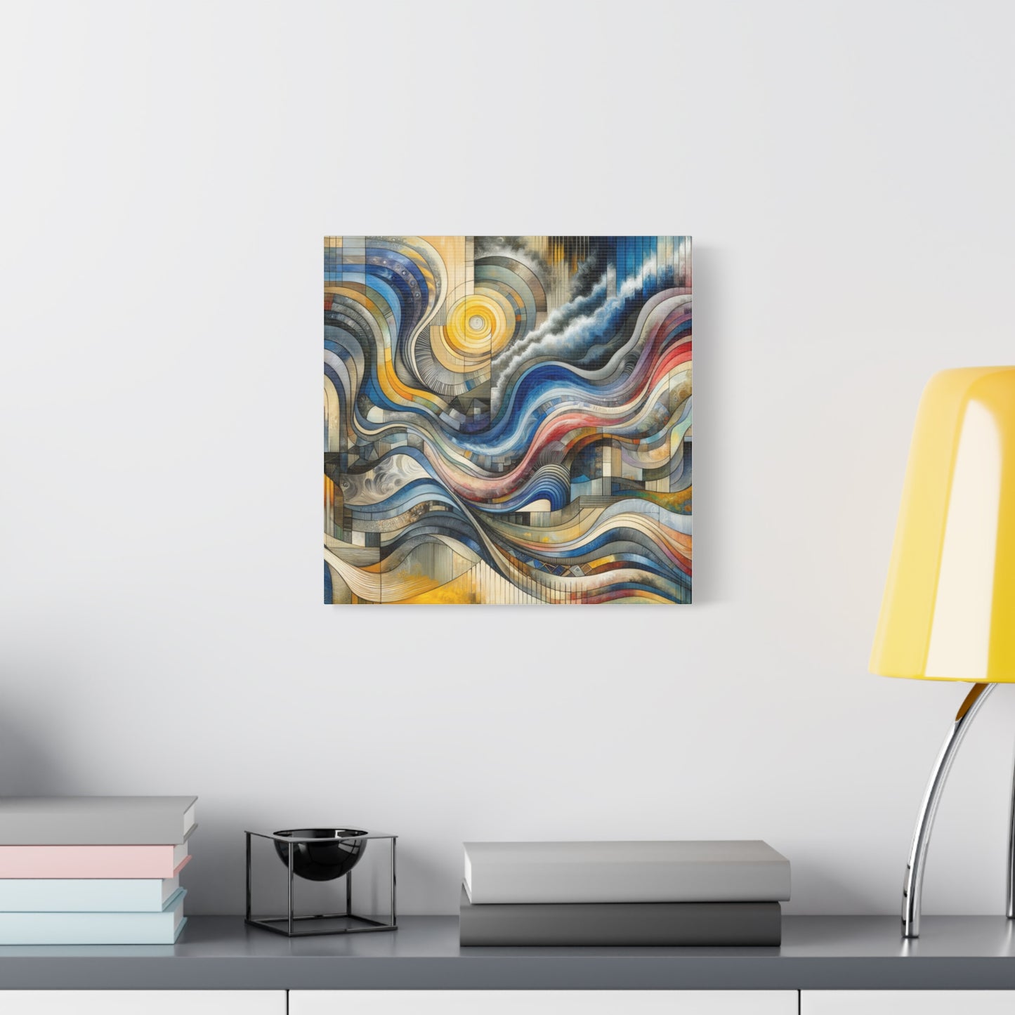 Abstract Waves - Matte Canvas, Stretched, 1.25"