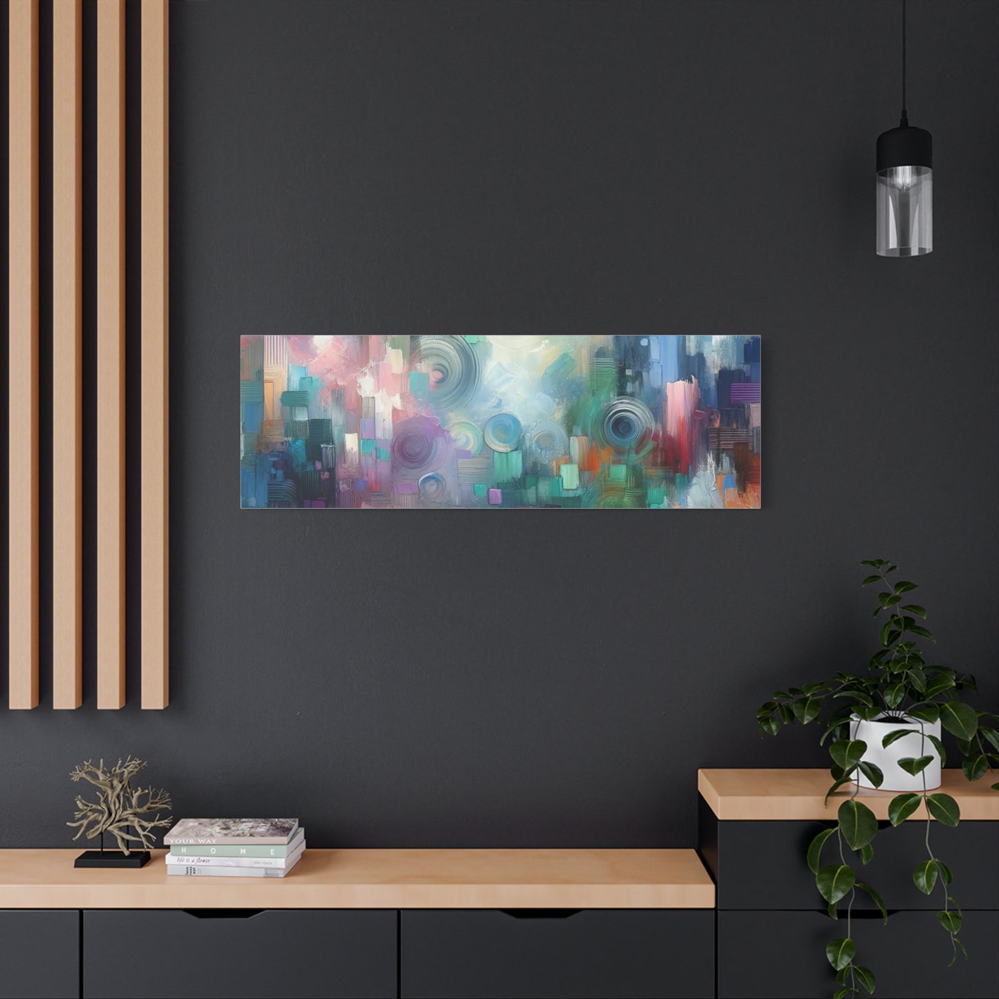 Abstract Color Symphony - Matte Canvas, Stretched, 1.25"