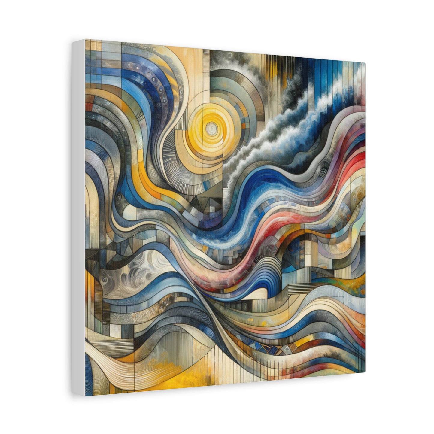 Abstract Waves - Matte Canvas, Stretched, 1.25"