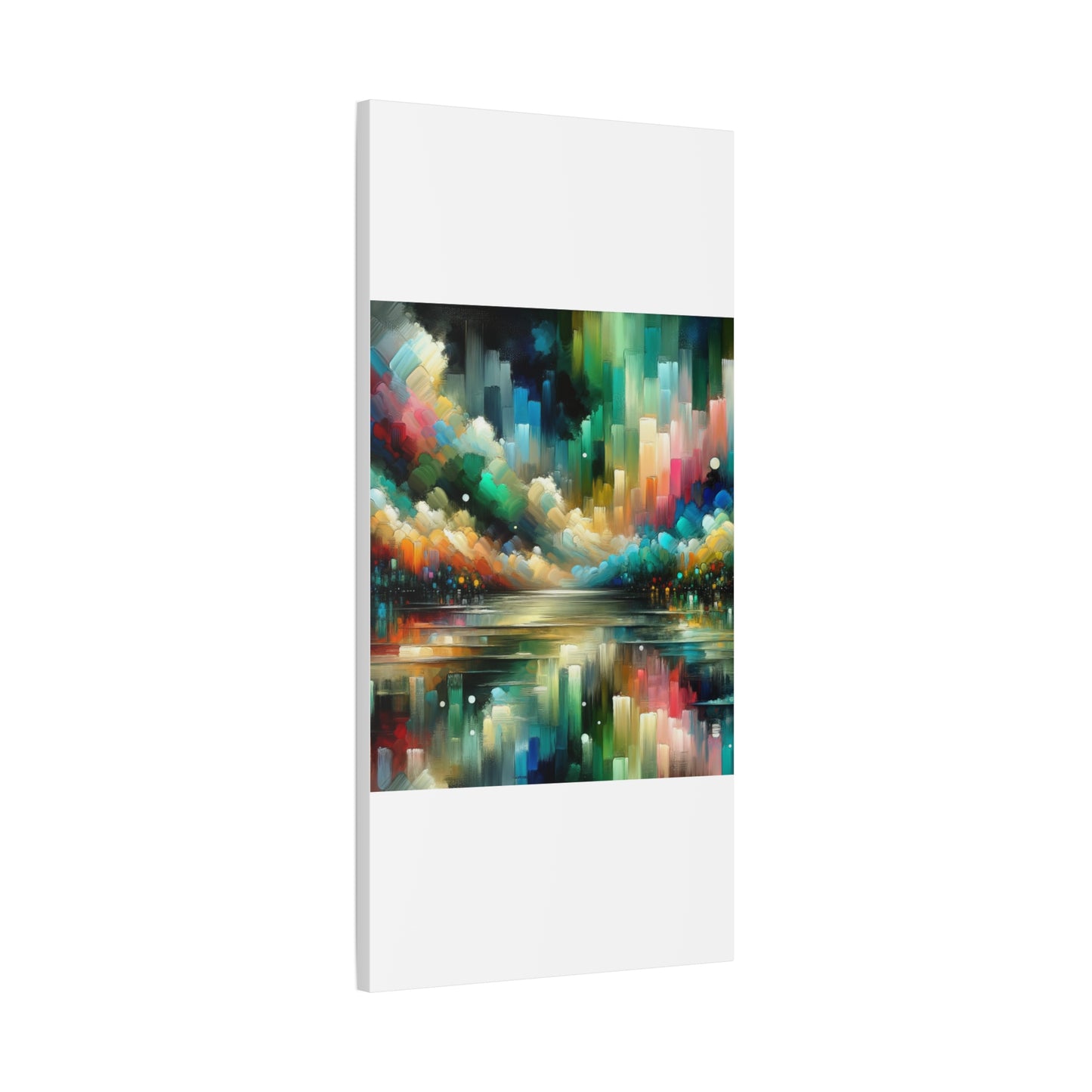 Colorful Abstract Skyline - Matte Canvas, Stretched, 1.25"