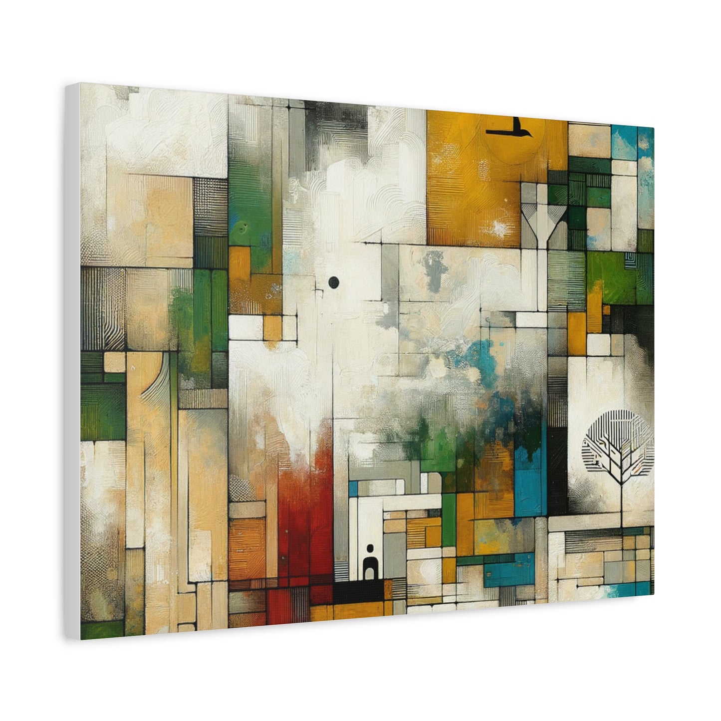 Abstract Geometric Art - Matte Canvas, Stretched, 1.25"