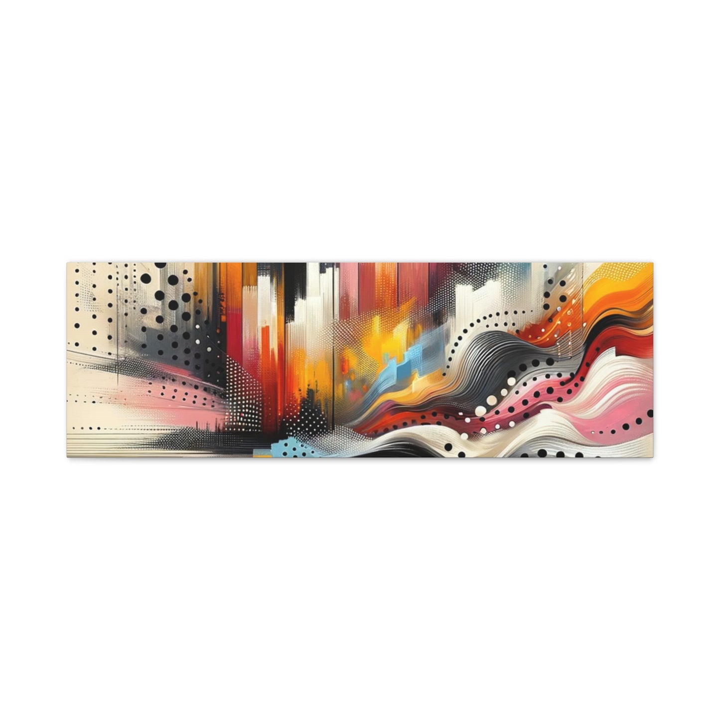 Abstract Color Symphony - Matte Canvas, Stretched, 1.25"