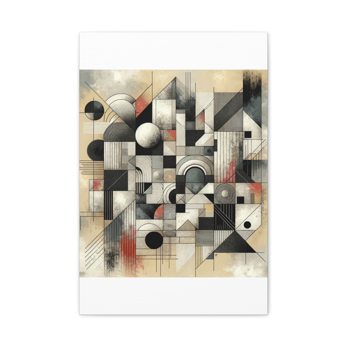 Abstract Geometry Matte Canvas, Stretched, 1.25"