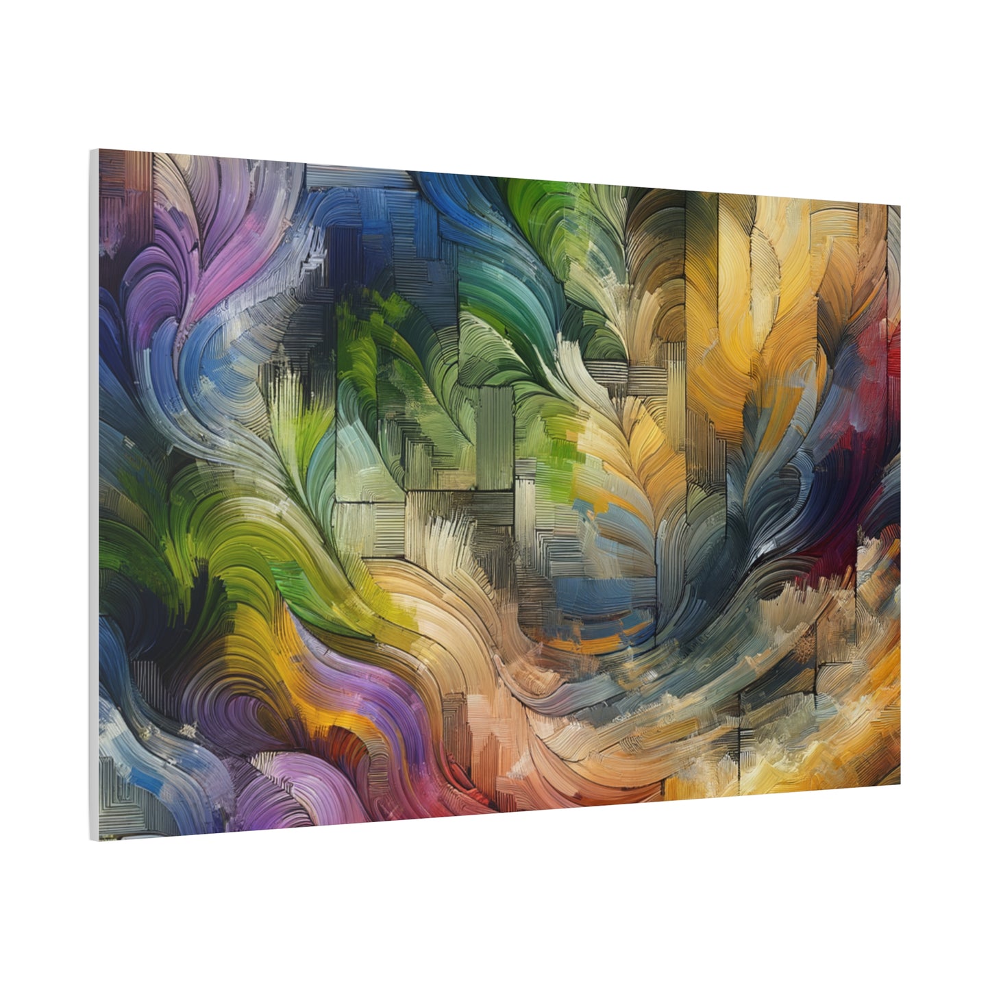 Colorful Abstract Swirls - Matte Canvas, Stretched, 1.25"