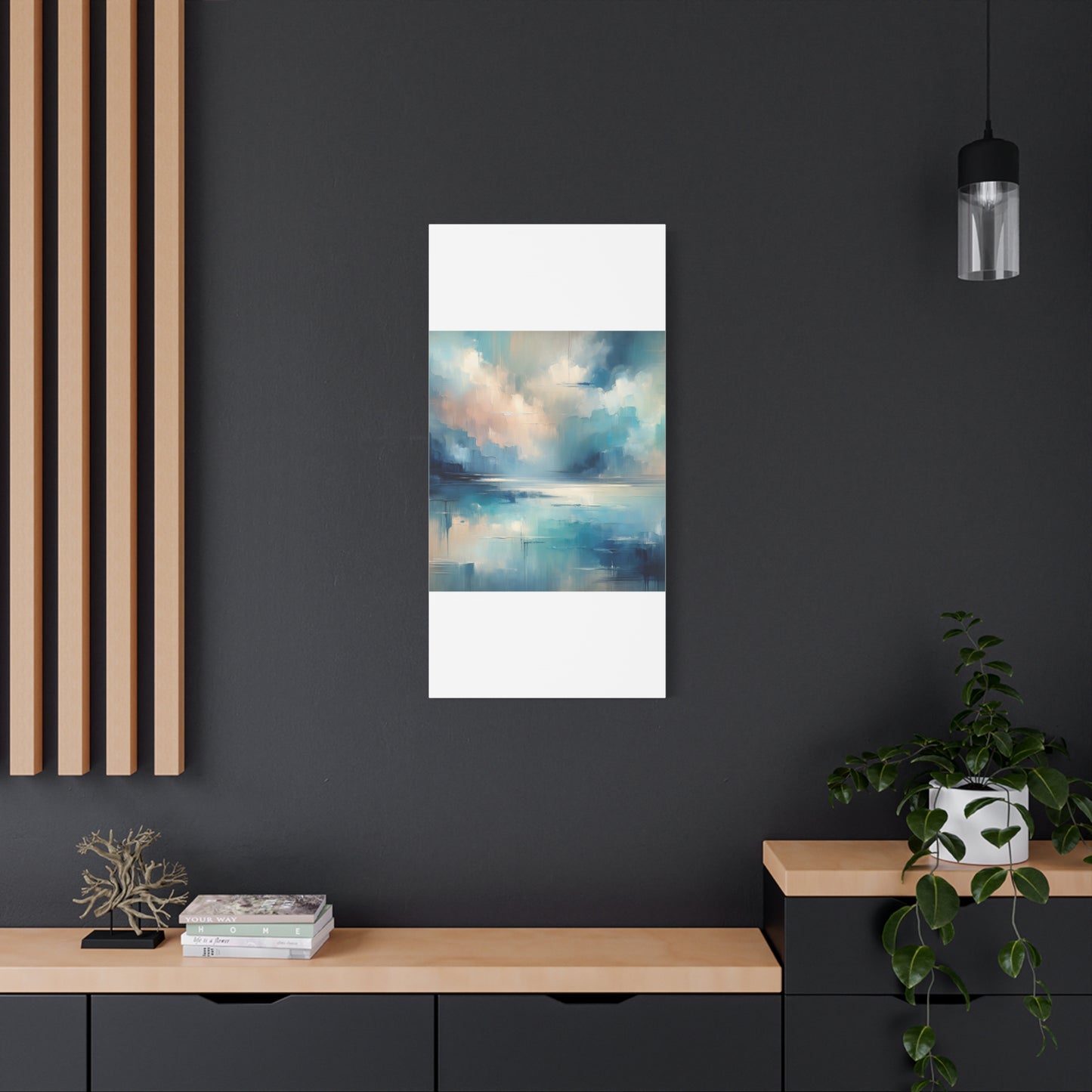 Abstract Sky Reflection - Matte Canvas, Stretched, 1.25"