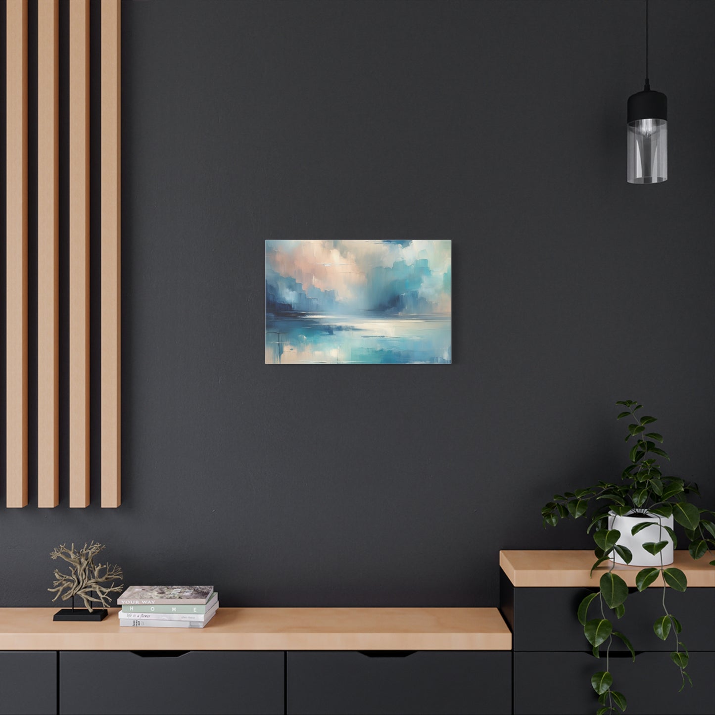 Abstract Sky Reflection - Matte Canvas, Stretched, 1.25"