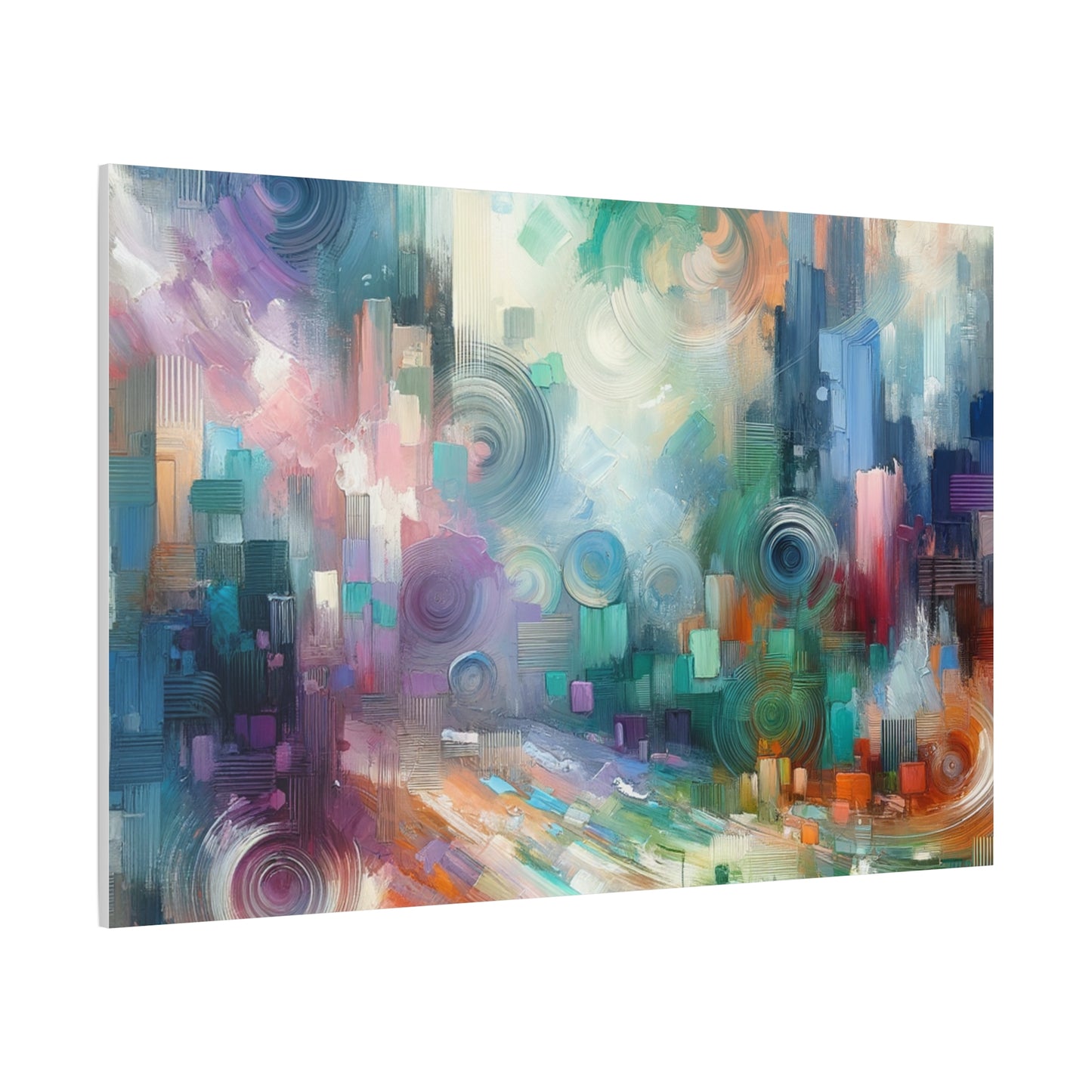 Abstract Color Symphony - Matte Canvas, Stretched, 1.25"