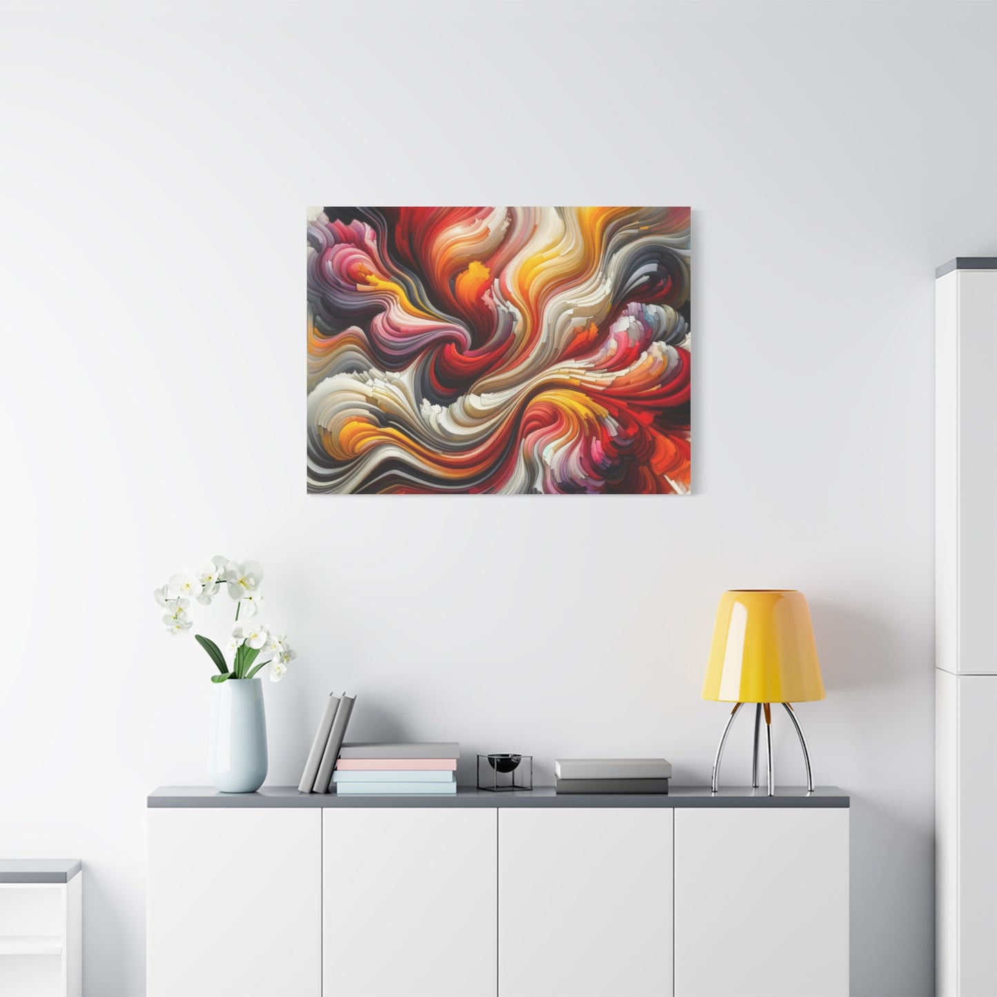 Vibrant Abstract Swirls - Matte Canvas, Stretched, 1.25"