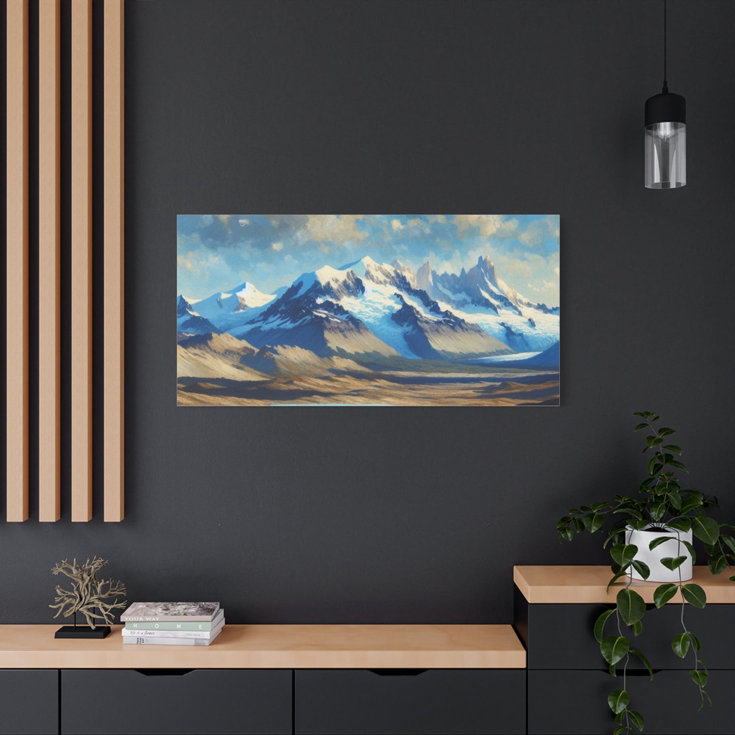 Mountain Landscape - Matte Canvas, Stretched, 1.25"