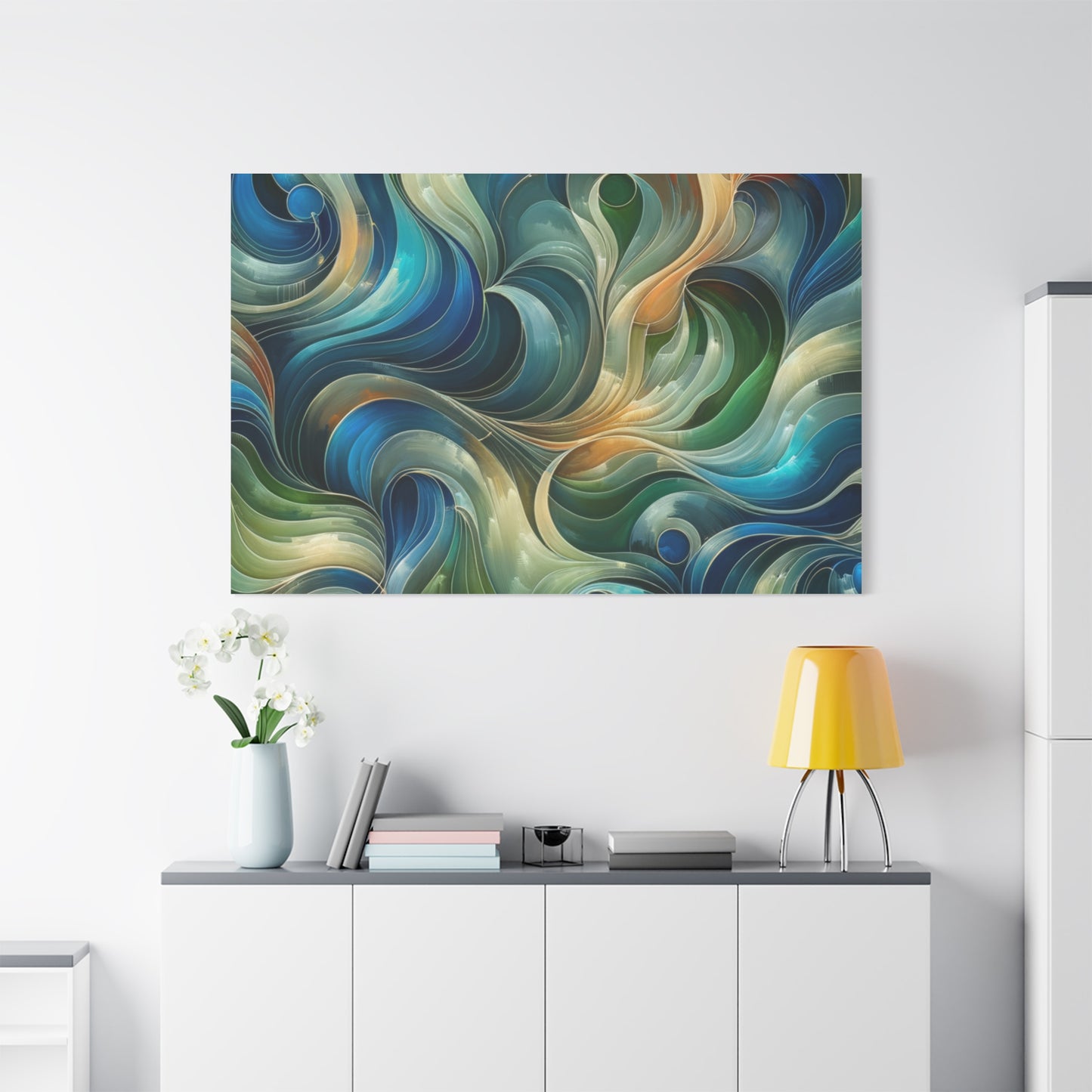 Abstract Swirls - Matte Canvas, Stretched, 1.25"