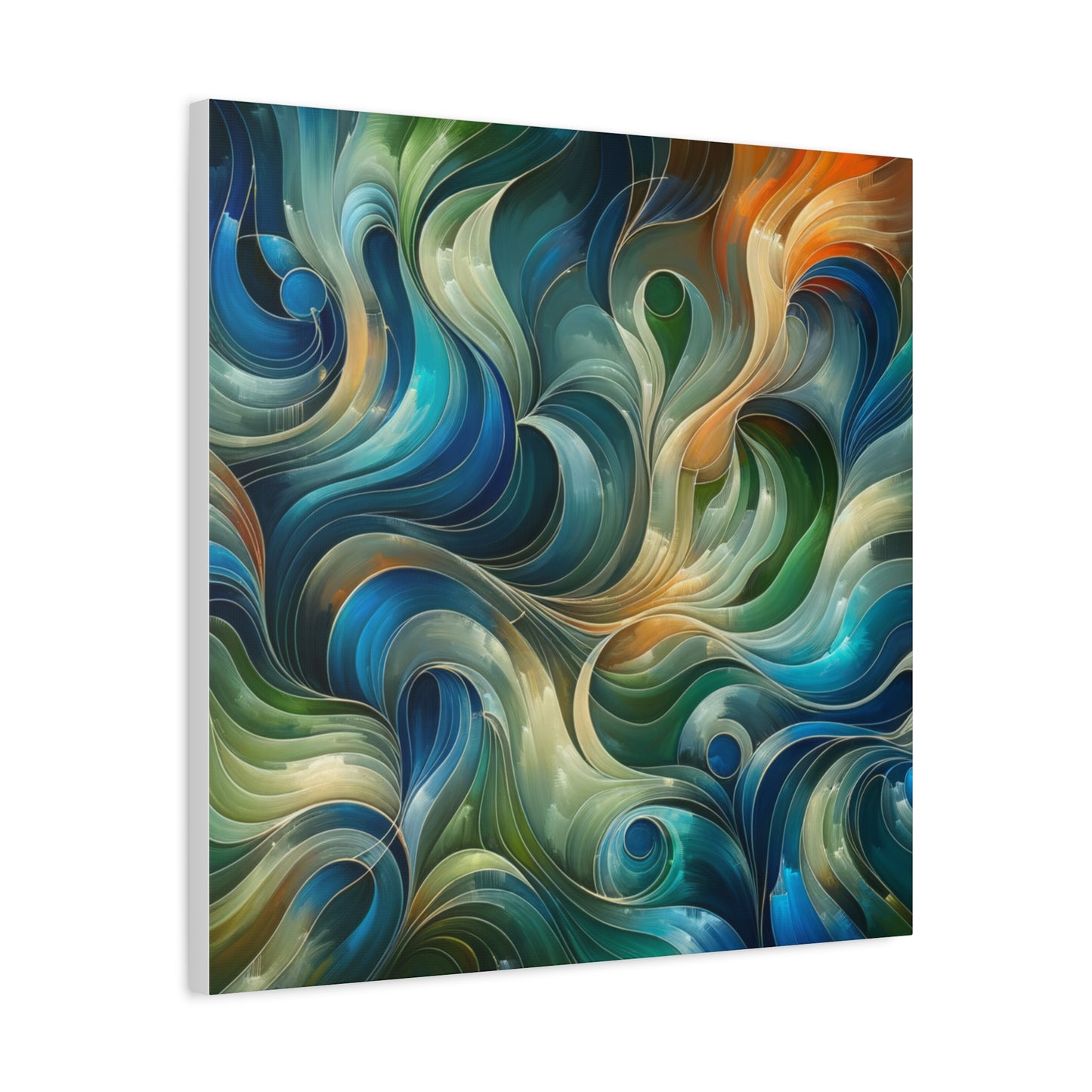 Abstract Swirls - Matte Canvas, Stretched, 1.25"