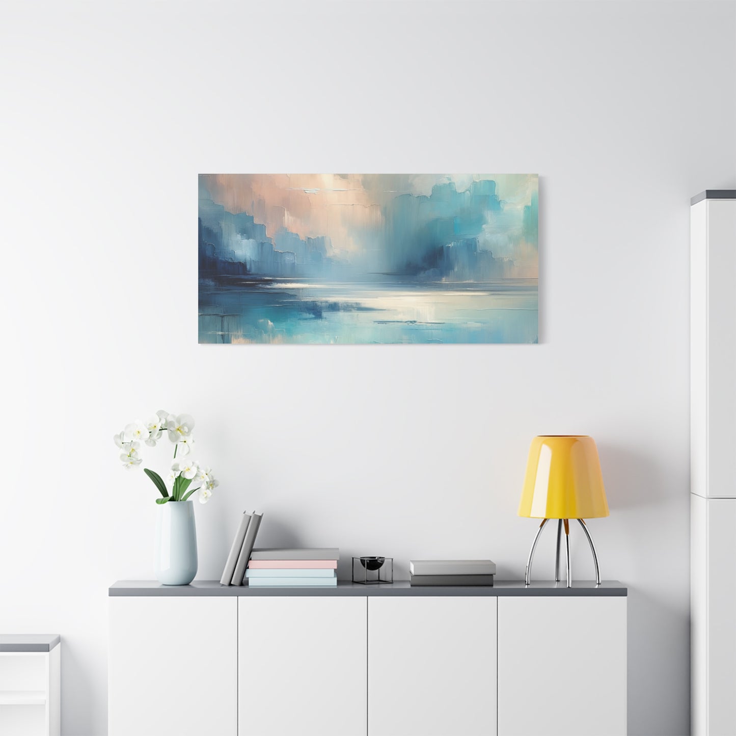 Abstract Sky Reflection - Matte Canvas, Stretched, 1.25"