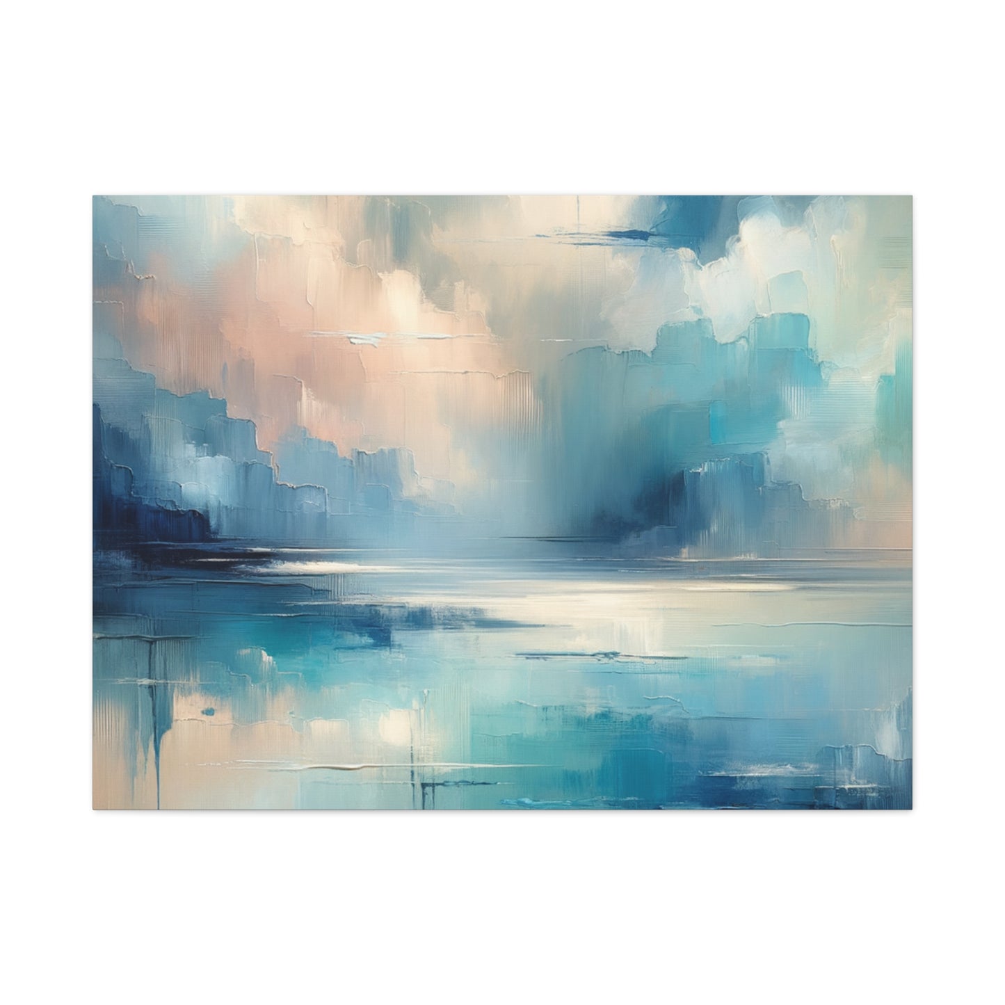 Abstract Sky Reflection - Matte Canvas, Stretched, 1.25"