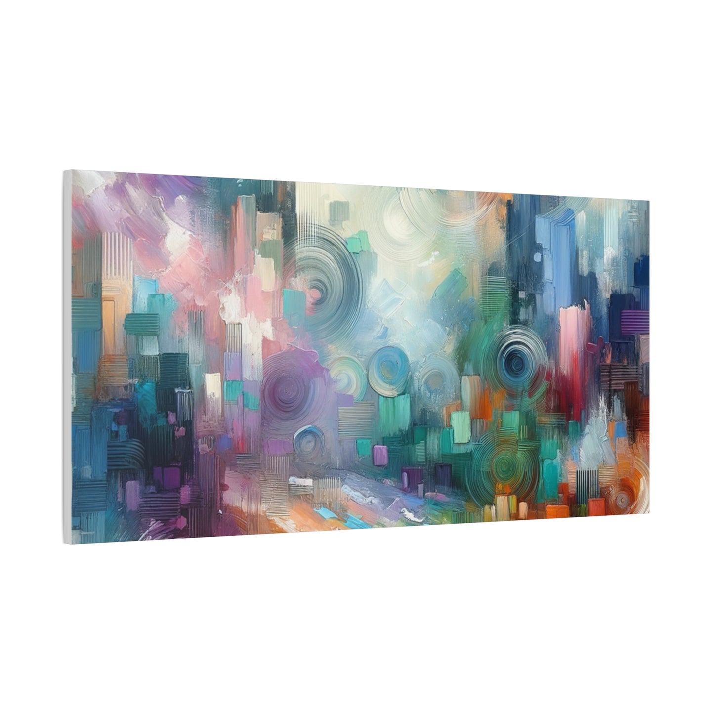 Abstract Color Symphony - Matte Canvas, Stretched, 1.25"