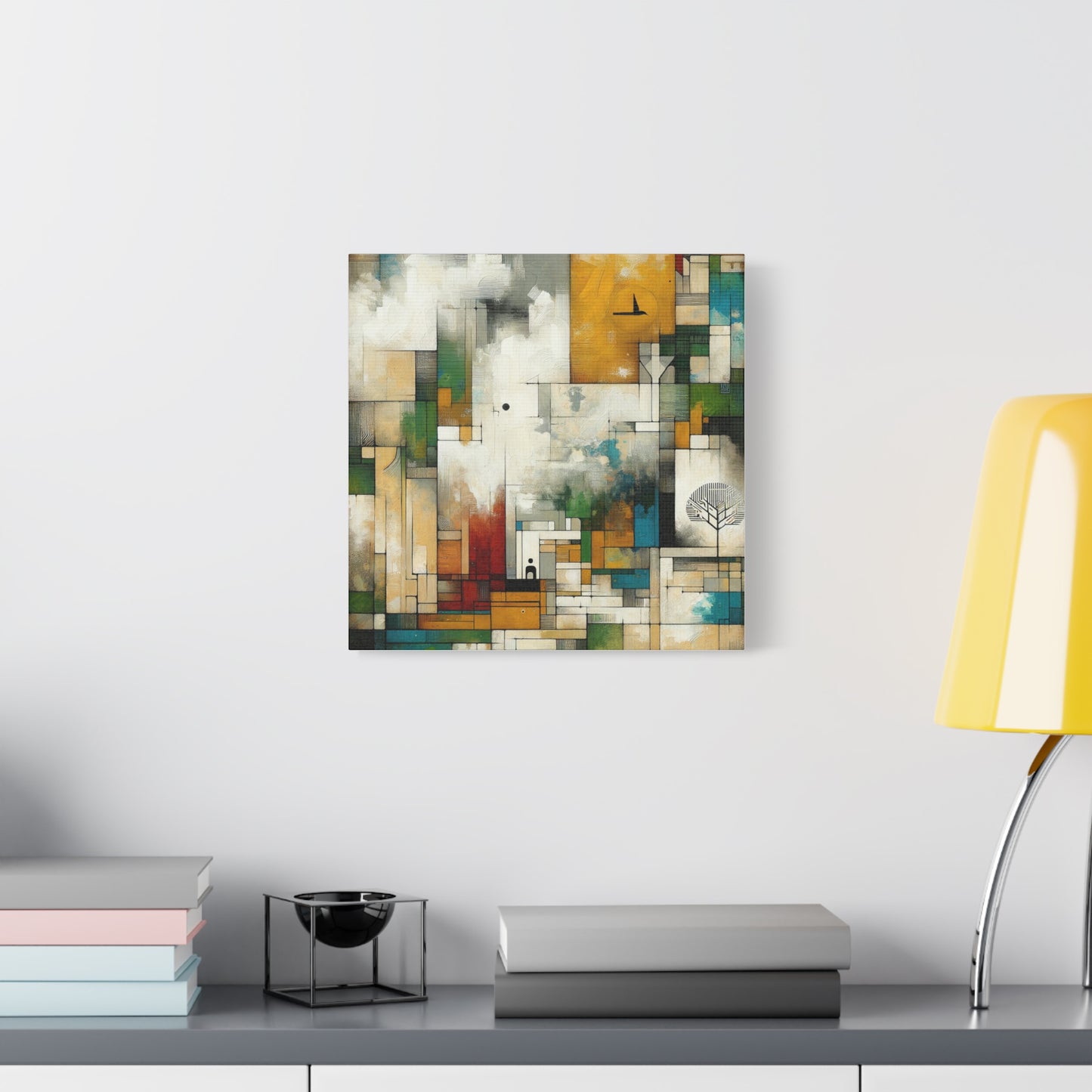 Abstract Geometric Art - Matte Canvas, Stretched, 1.25"