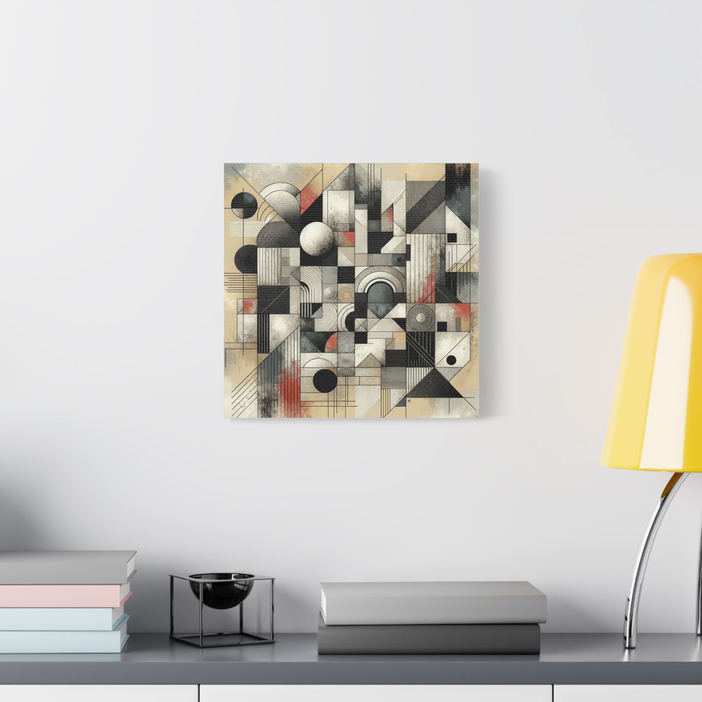 Abstract Geometry Matte Canvas, Stretched, 1.25"