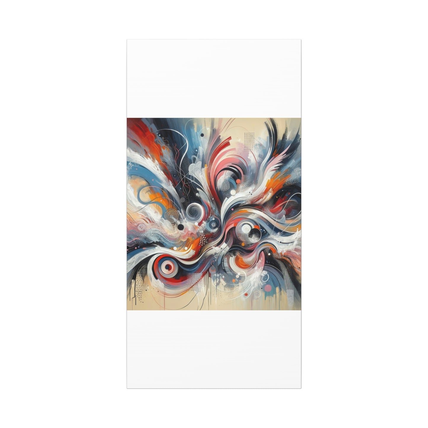 Abstract Swirl Matte Canvas, Stretched, 1.25"