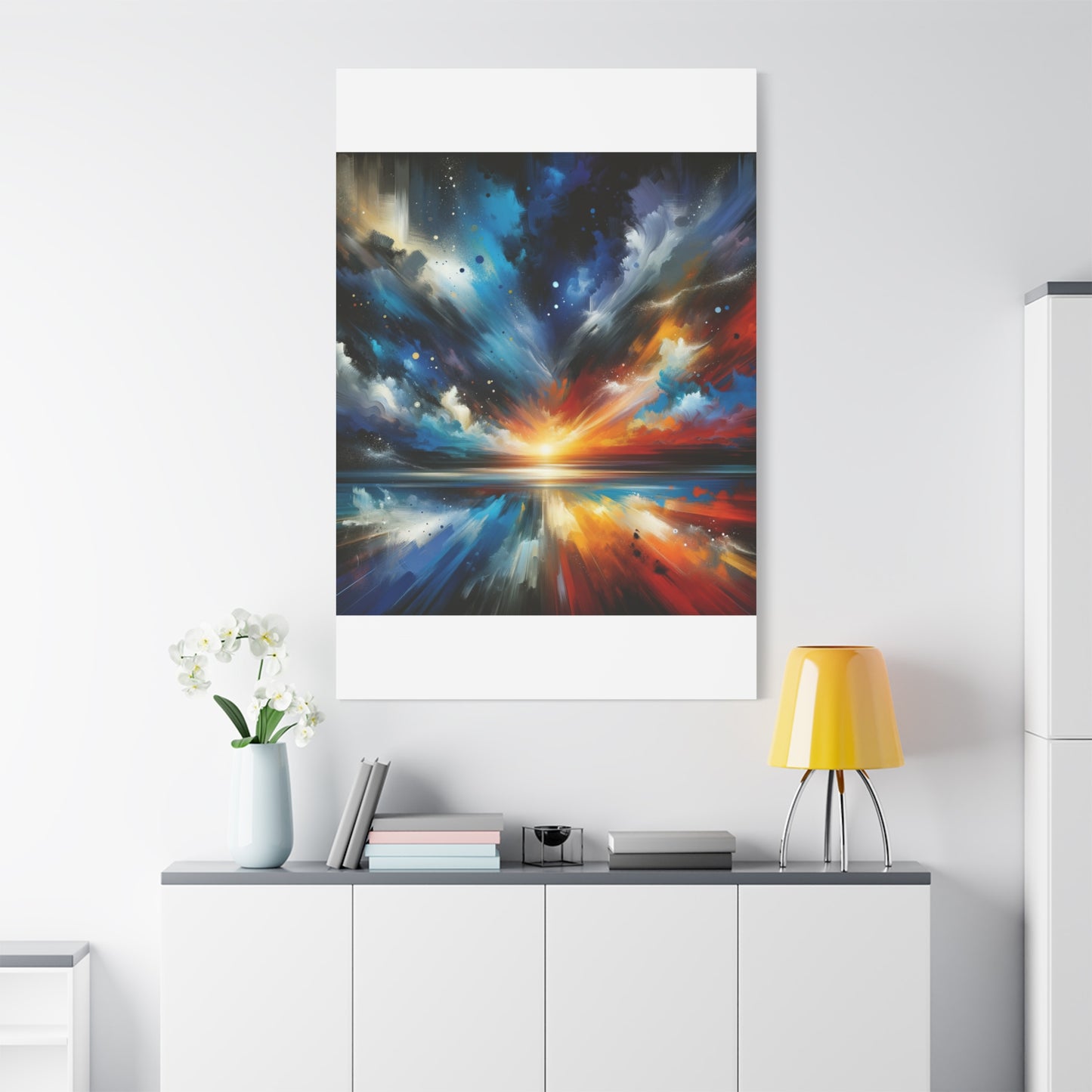 Vibrant Cosmic Sunrise - Matte Canvas, Stretched, 1.25"