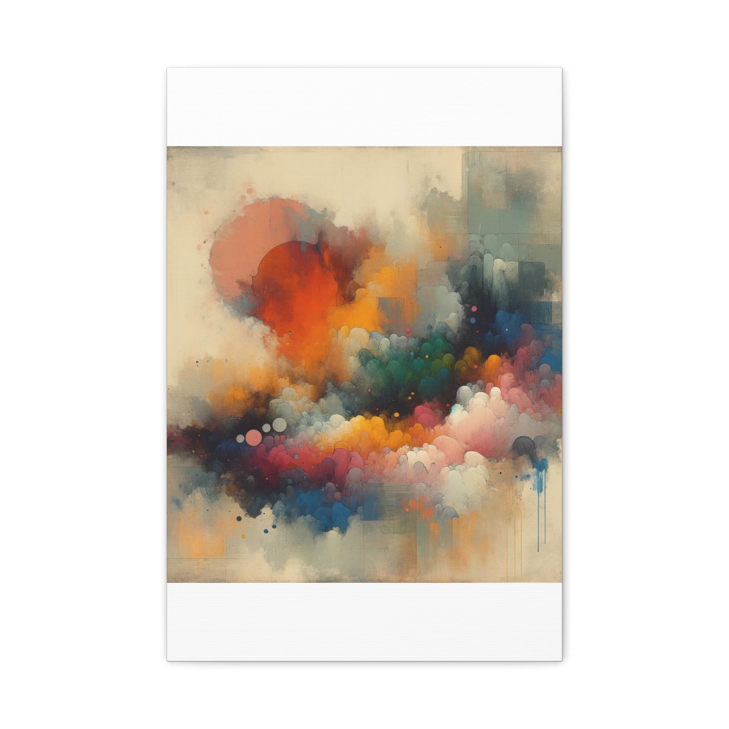 Colorful Abstract Clouds - Matte Canvas, Stretched, 1.25"