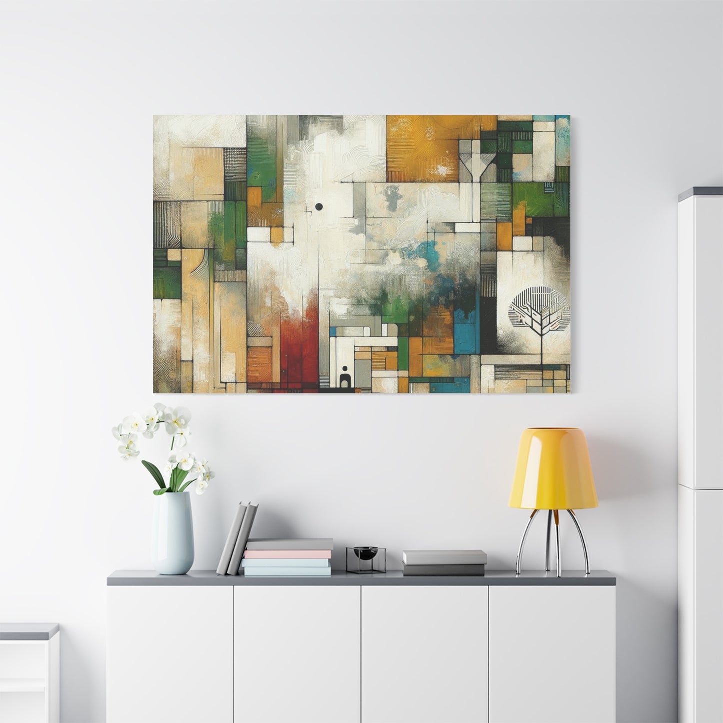 Abstract Geometric Art - Matte Canvas, Stretched, 1.25"