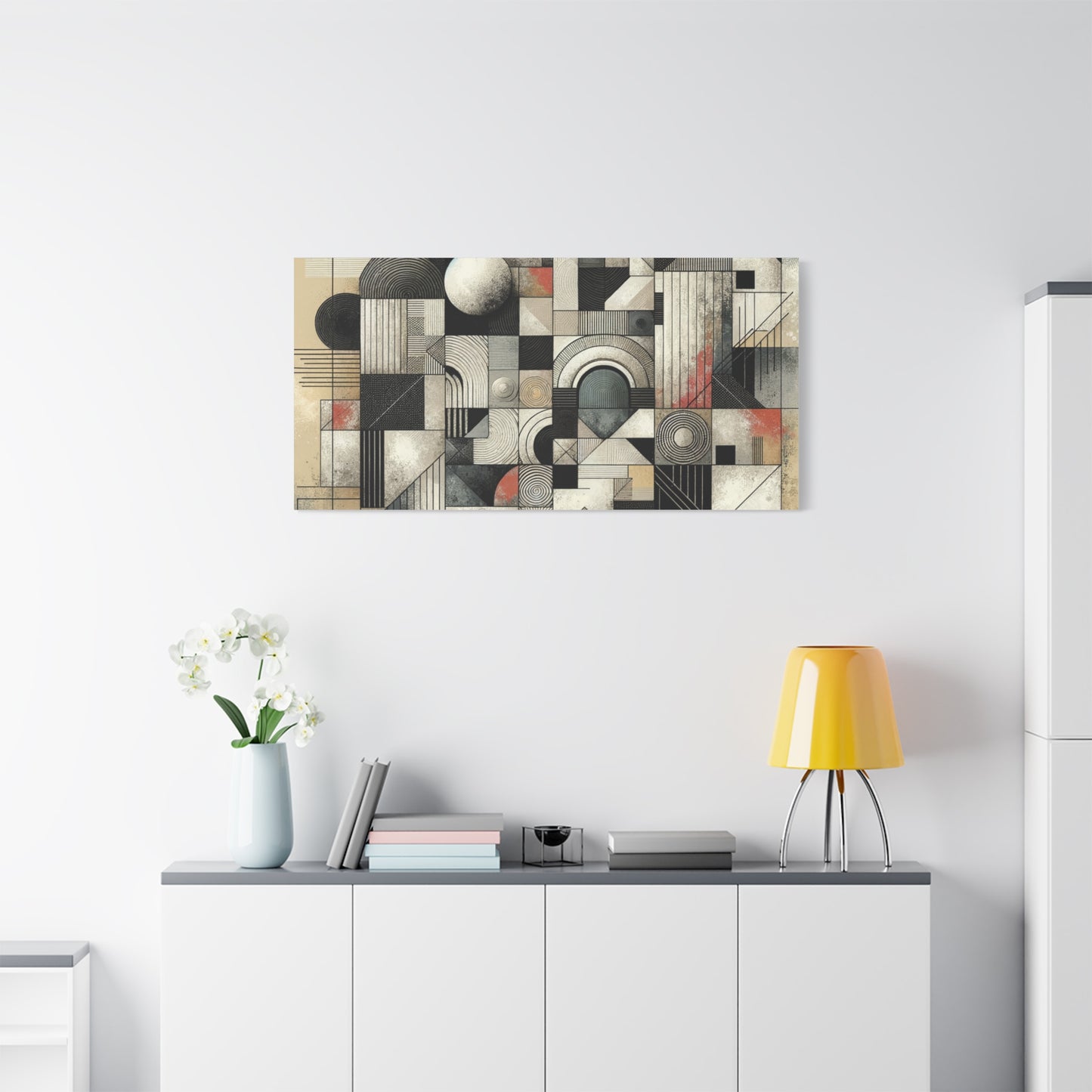 Abstract Geometry Matte Canvas, Stretched, 1.25"