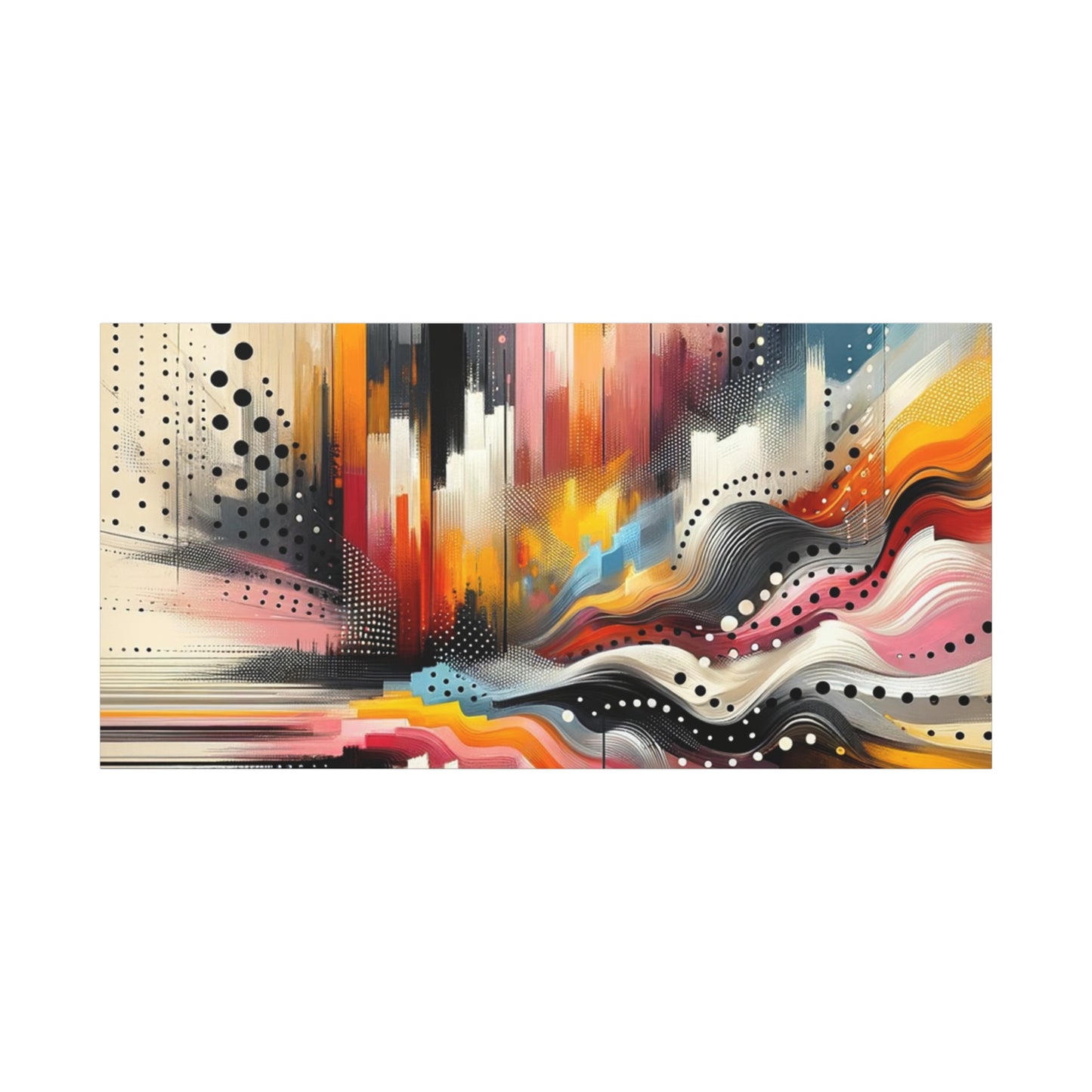 Abstract Color Symphony - Matte Canvas, Stretched, 1.25"