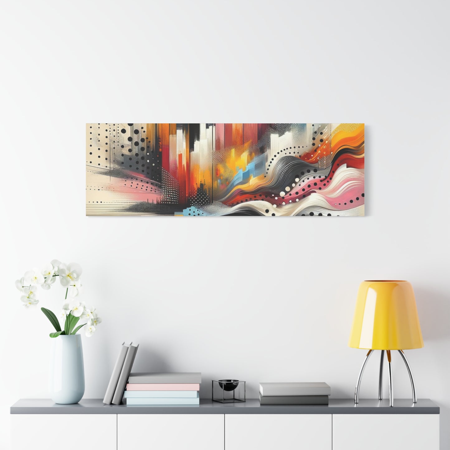 Abstract Color Symphony - Matte Canvas, Stretched, 1.25"